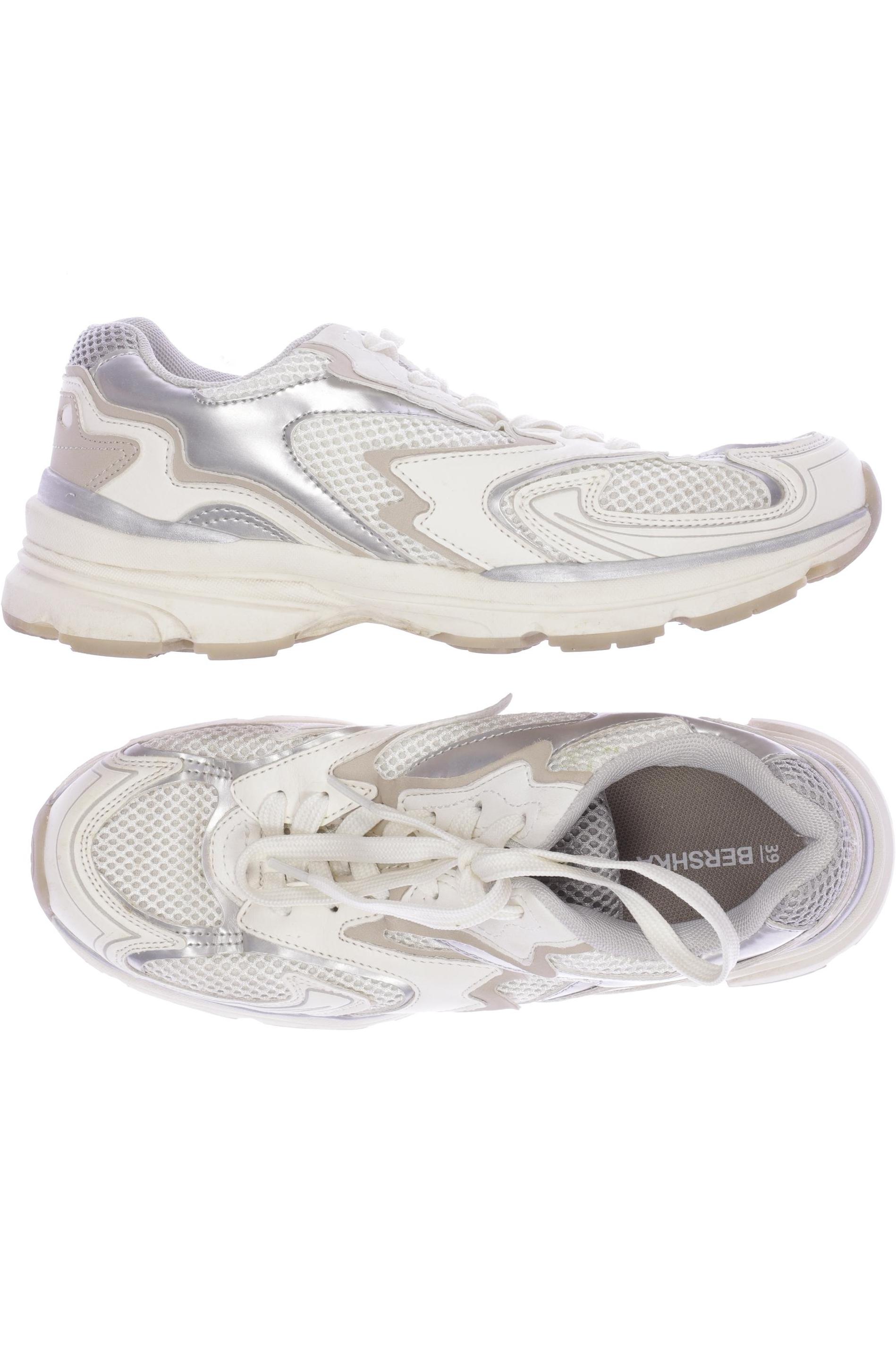 

bershka Damen Sneakers, cremeweiß, Gr. 39