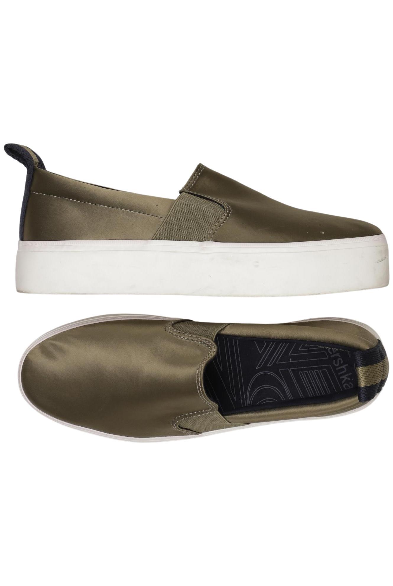 

bershka Damen Sneakers, grün, Gr. 36
