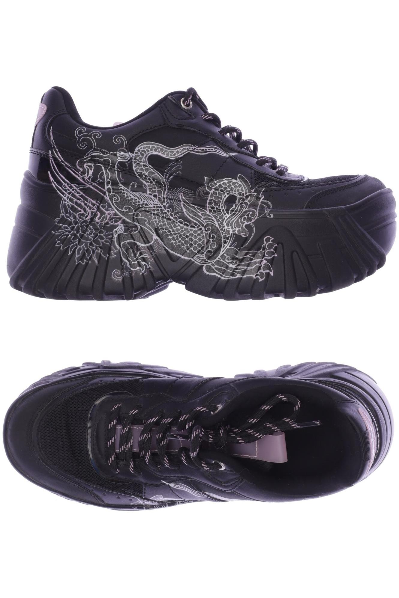 

bershka Damen Sneakers, schwarz, Gr. 37