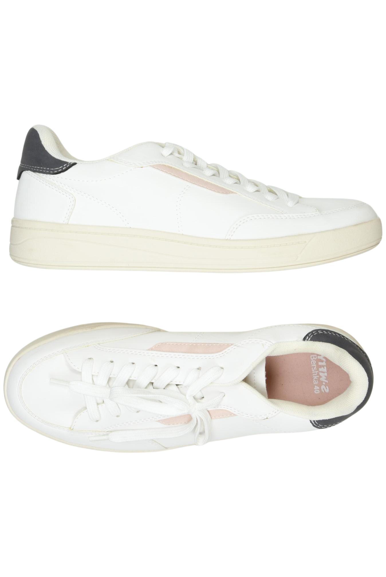 

bershka Damen Sneakers, weiß, Gr. 40