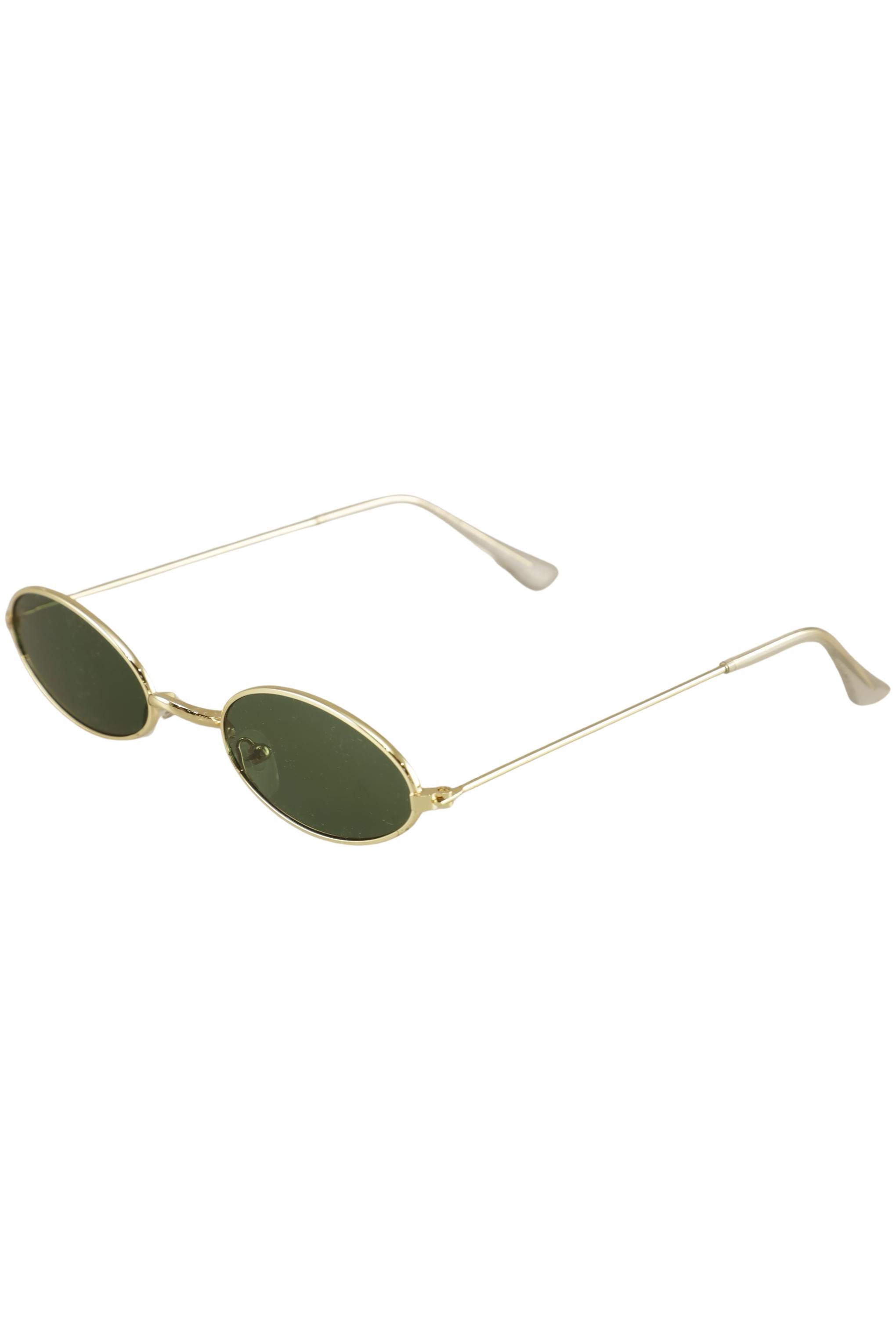 

bershka Damen Sonnenbrille, gold, Gr.