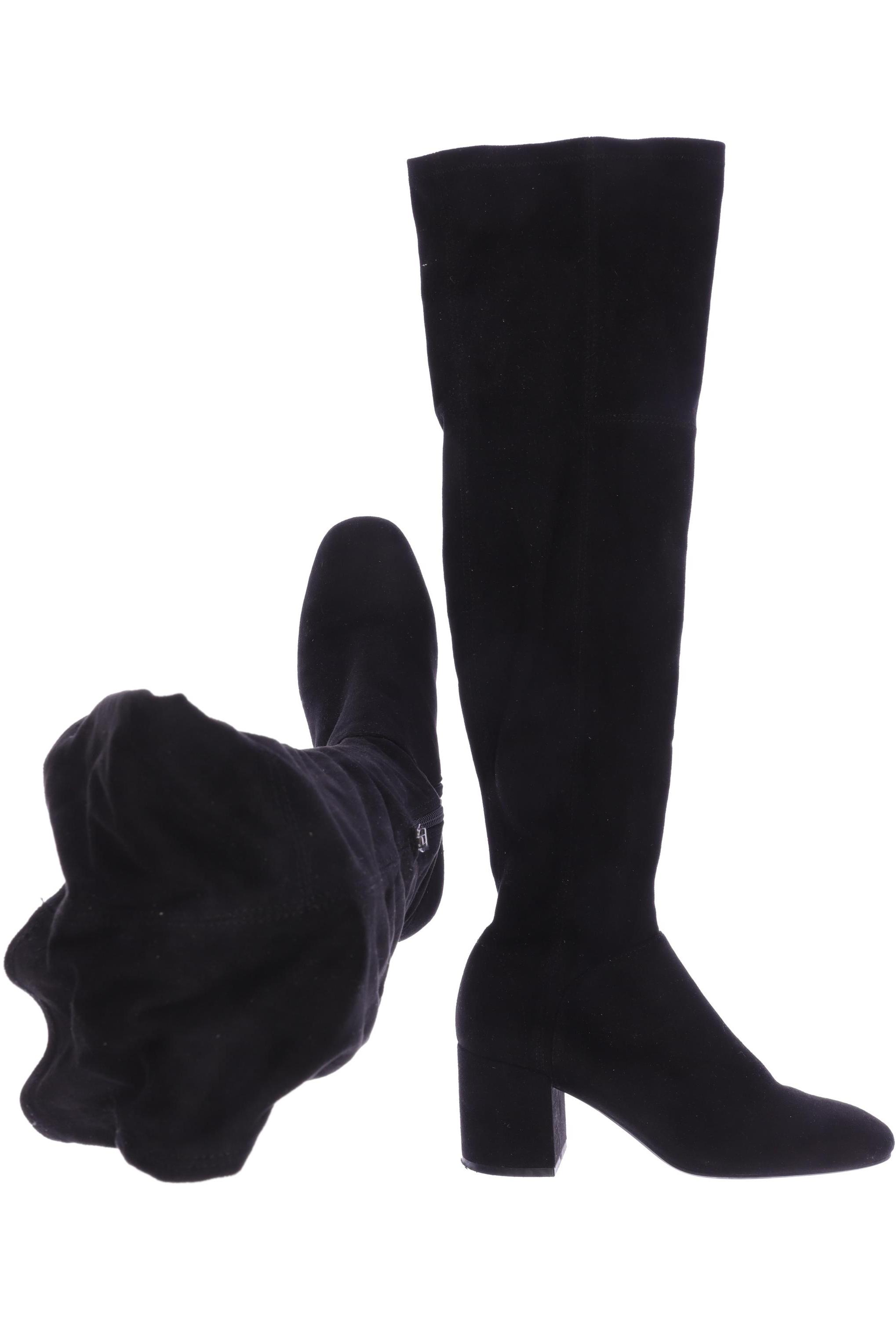 

bershka Damen Stiefel, schwarz