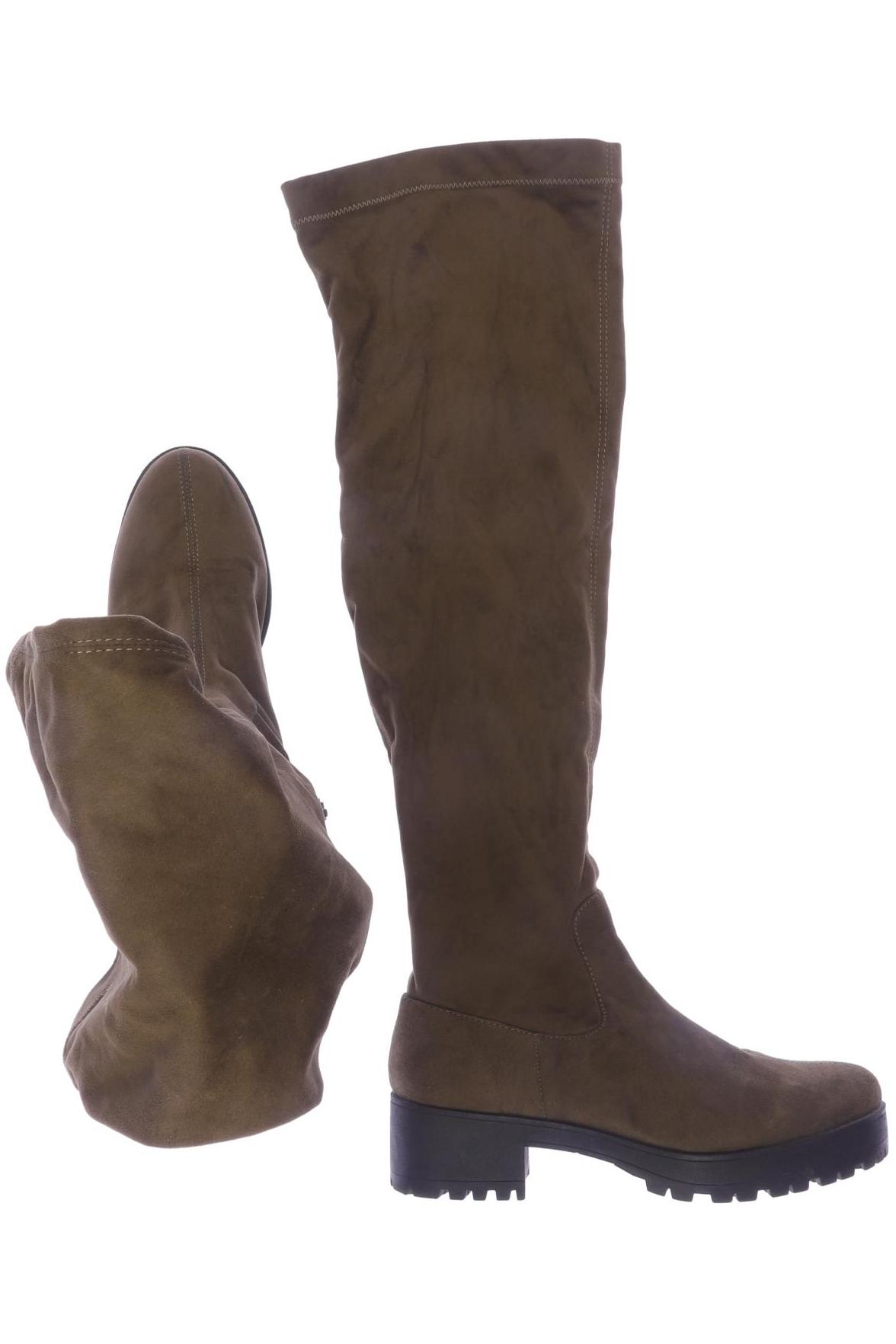 

bershka Damen Stiefel, braun, Gr. 40
