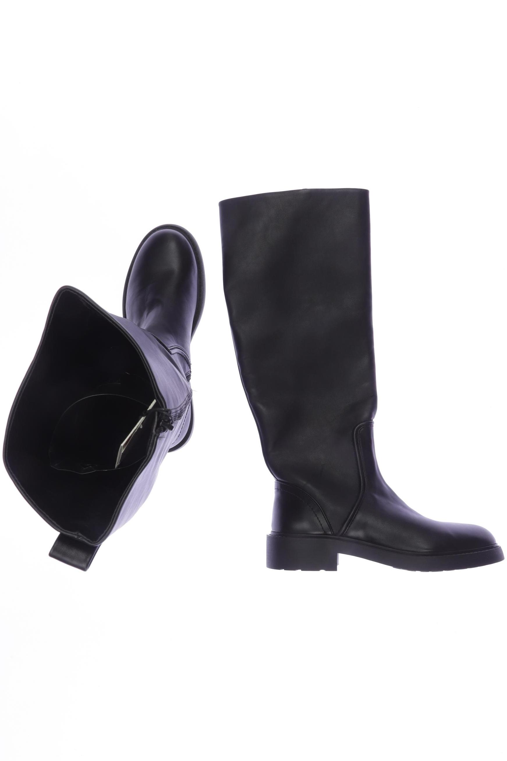

bershka Damen Stiefel, schwarz, Gr. 40