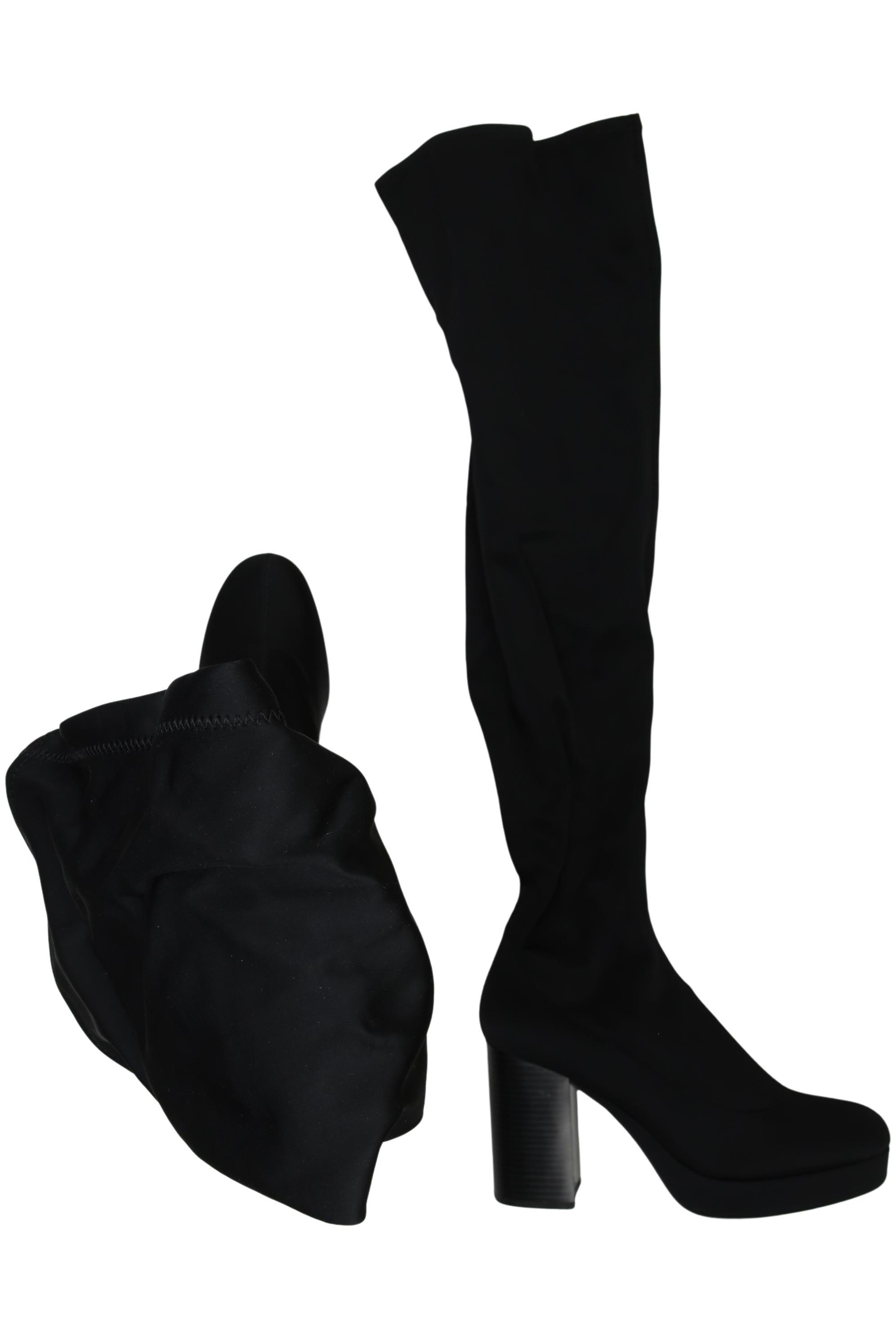 

bershka Damen Stiefel, schwarz, Gr. 41