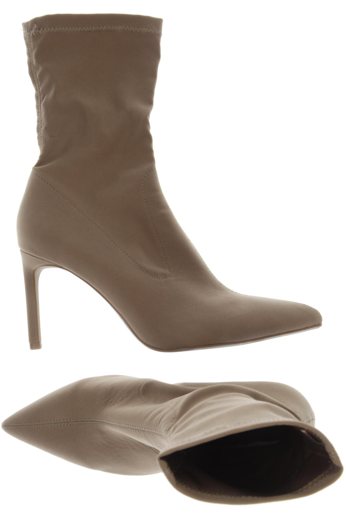 

bershka Damen Stiefel, beige, Gr. 38