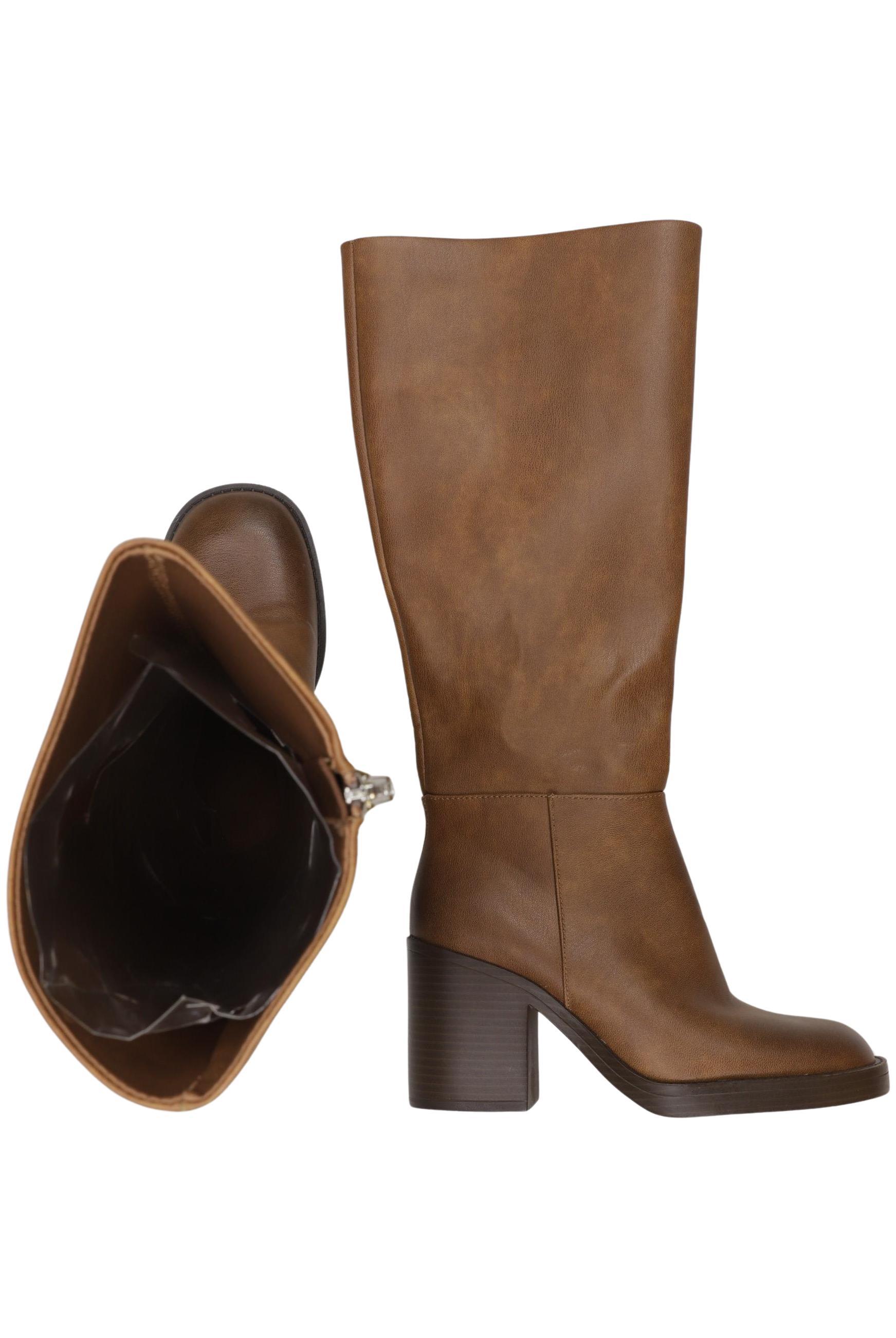 

bershka Damen Stiefel, braun, Gr. 36