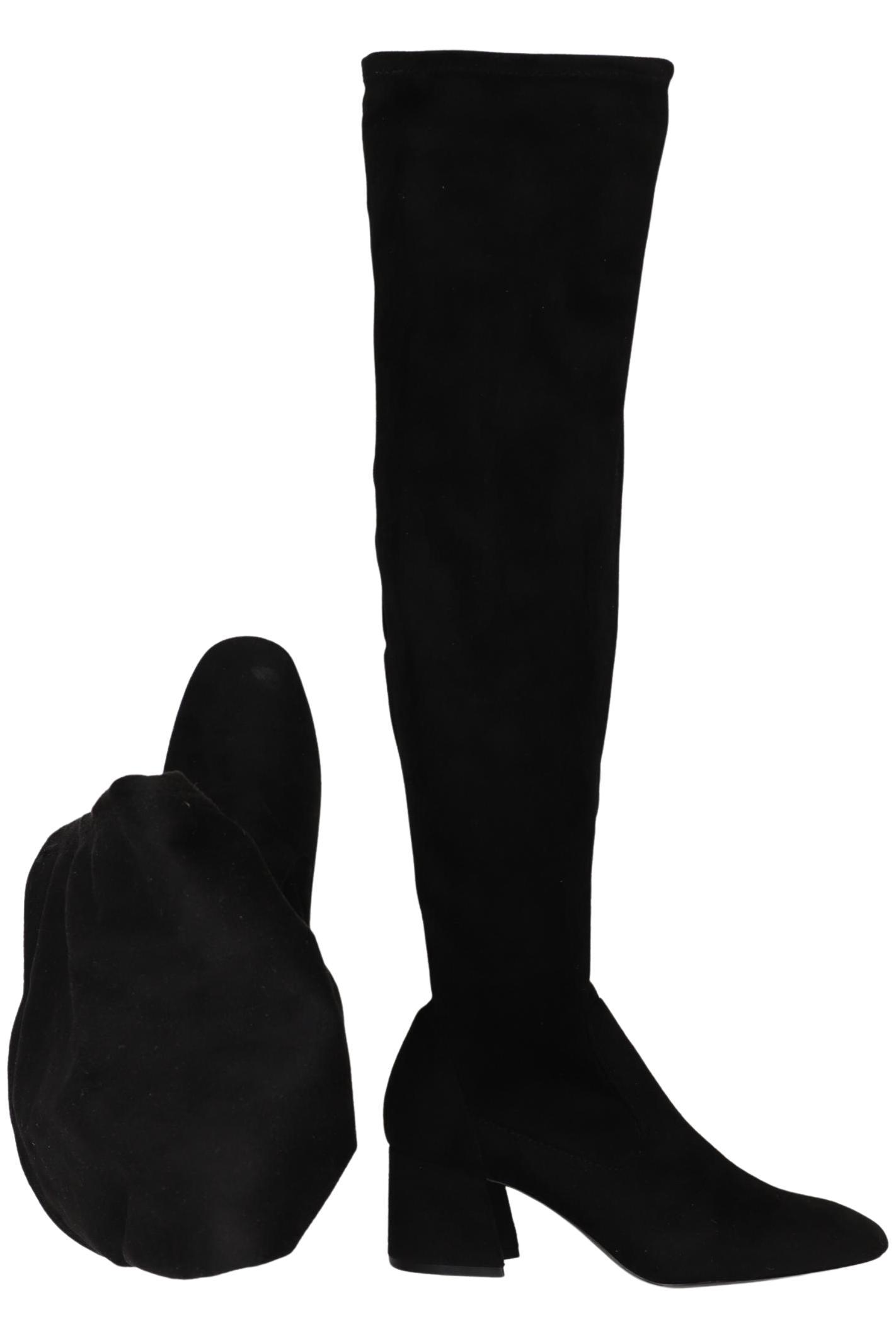 

bershka Damen Stiefel, schwarz, Gr. 38