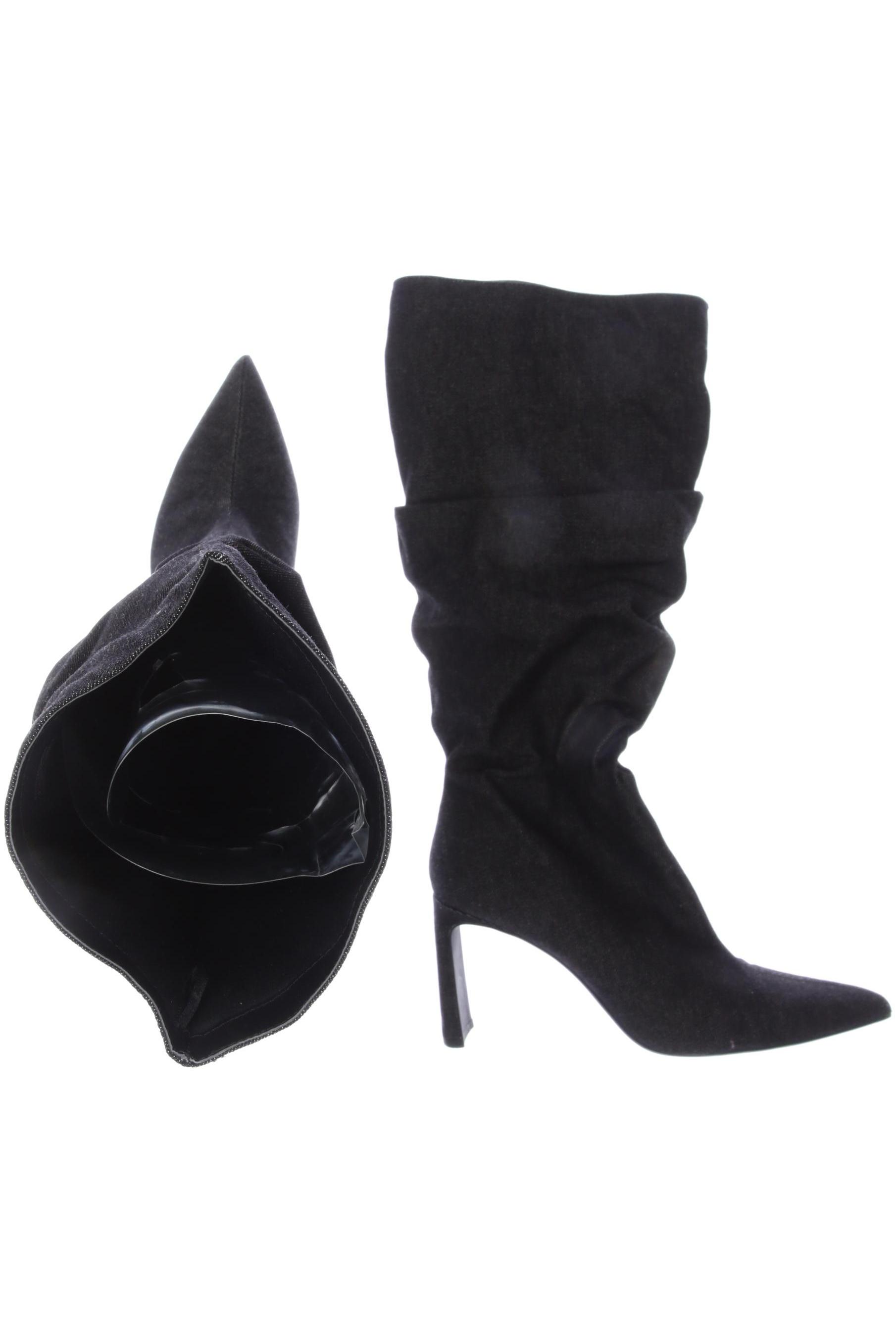 

bershka Damen Stiefel, schwarz, Gr. 40