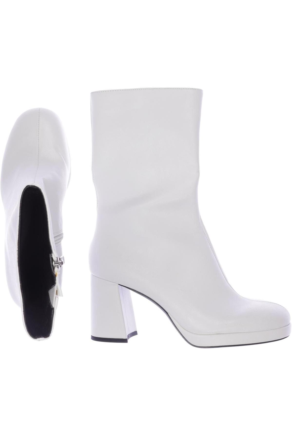 

bershka Damen Stiefel, weiß, Gr. 36