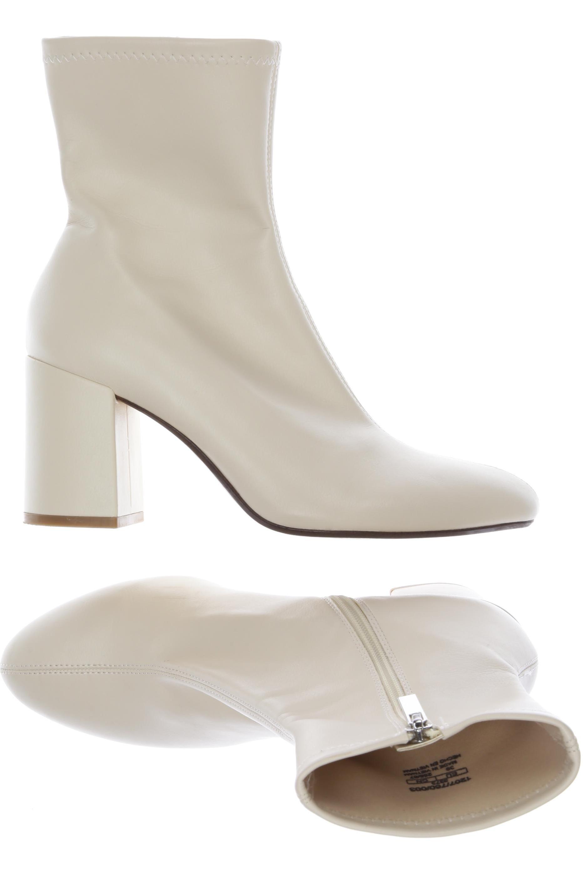 

bershka Damen Stiefel, cremeweiß, Gr. 39