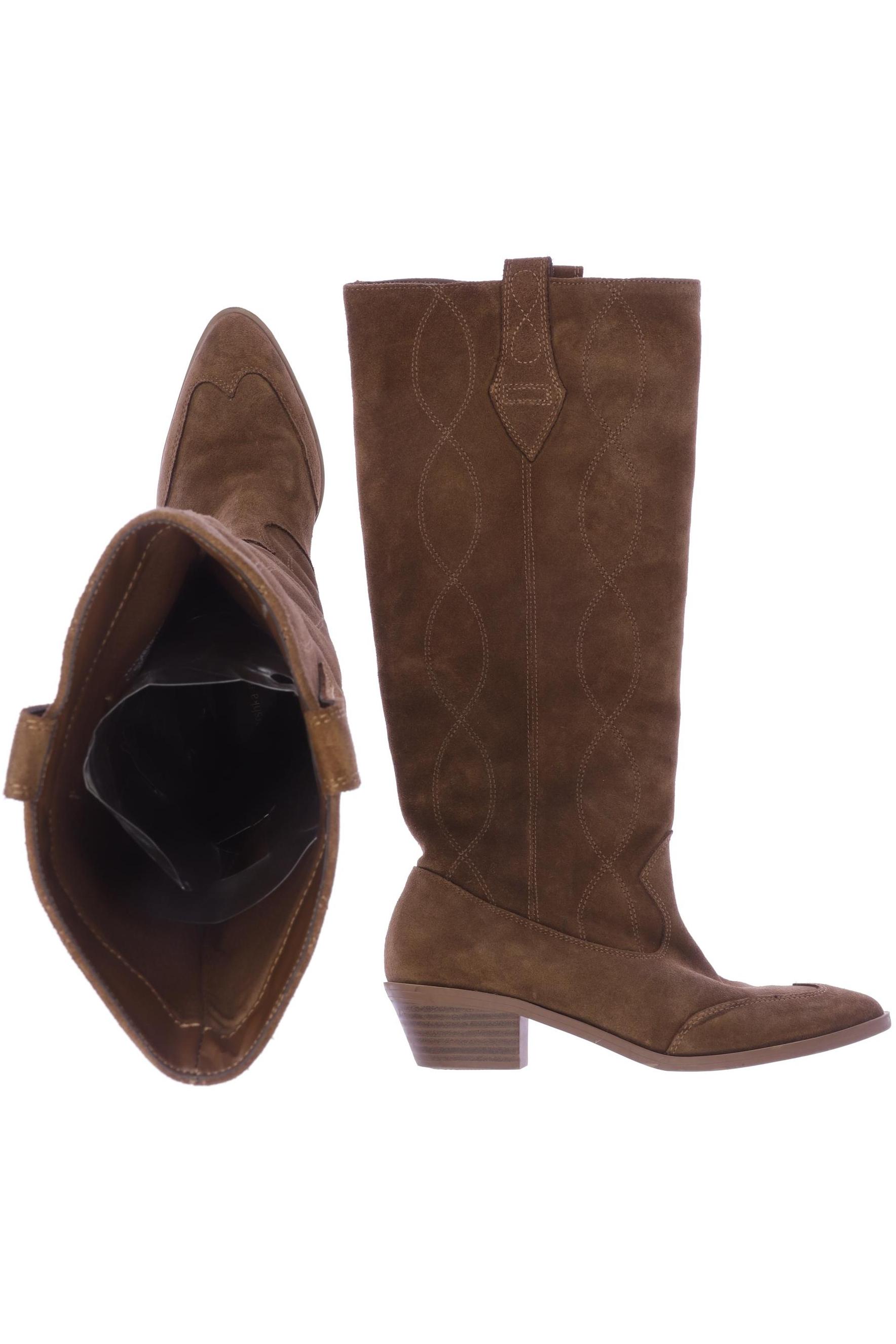 

bershka Damen Stiefel, braun, Gr. 37