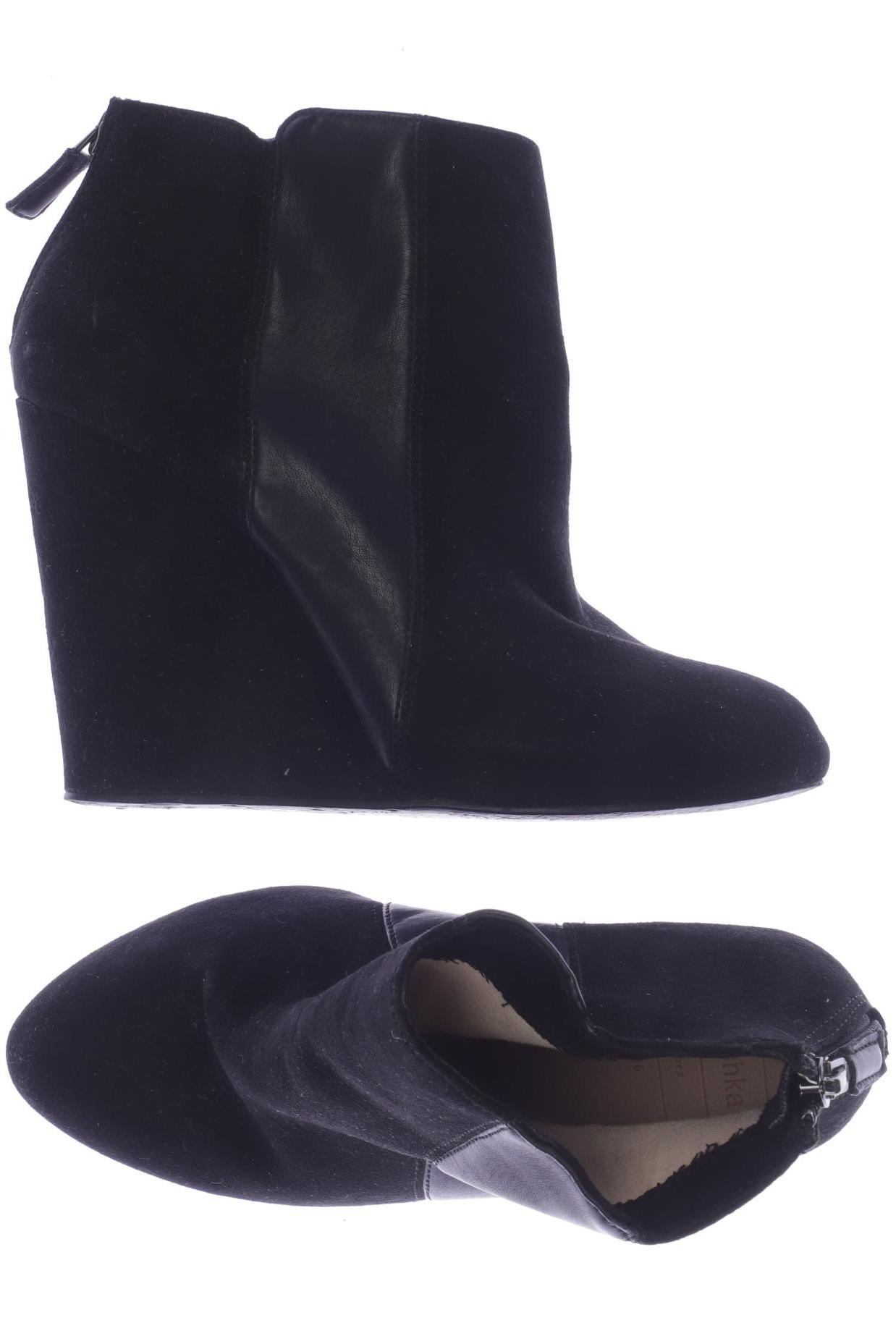 

bershka Damen Stiefelette, schwarz