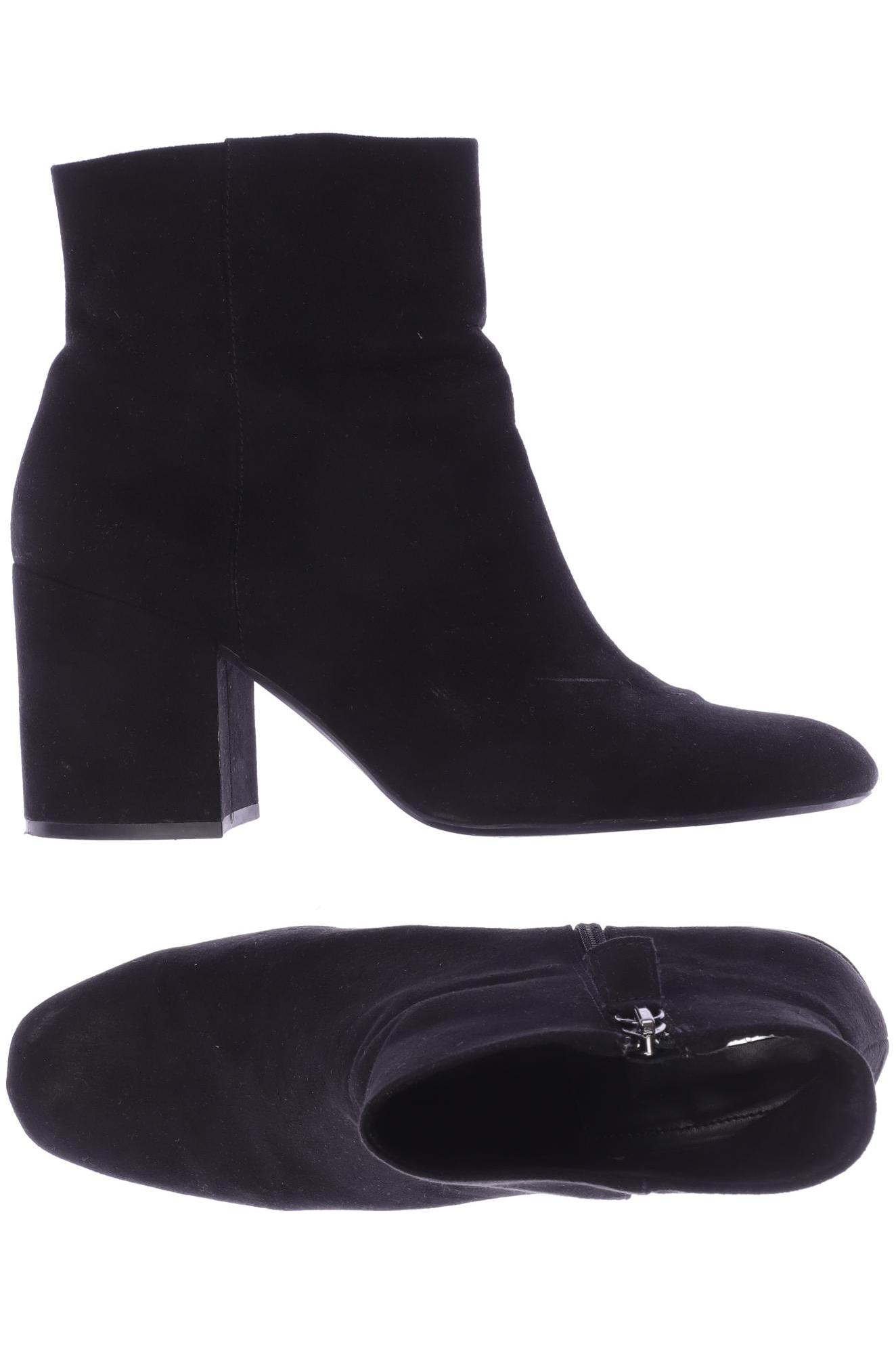 

bershka Damen Stiefelette, schwarz