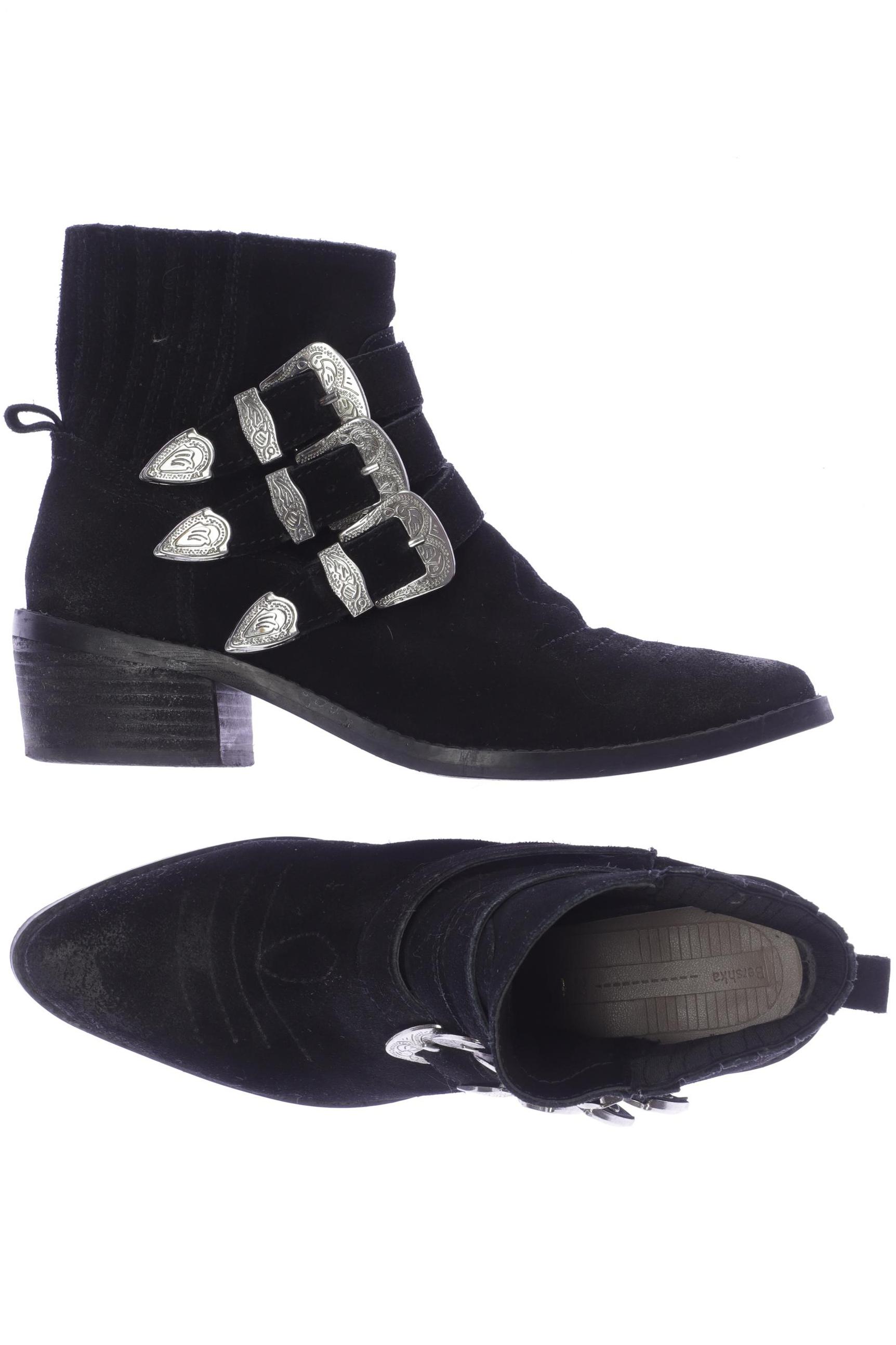 

bershka Damen Stiefelette, schwarz, Gr. 37