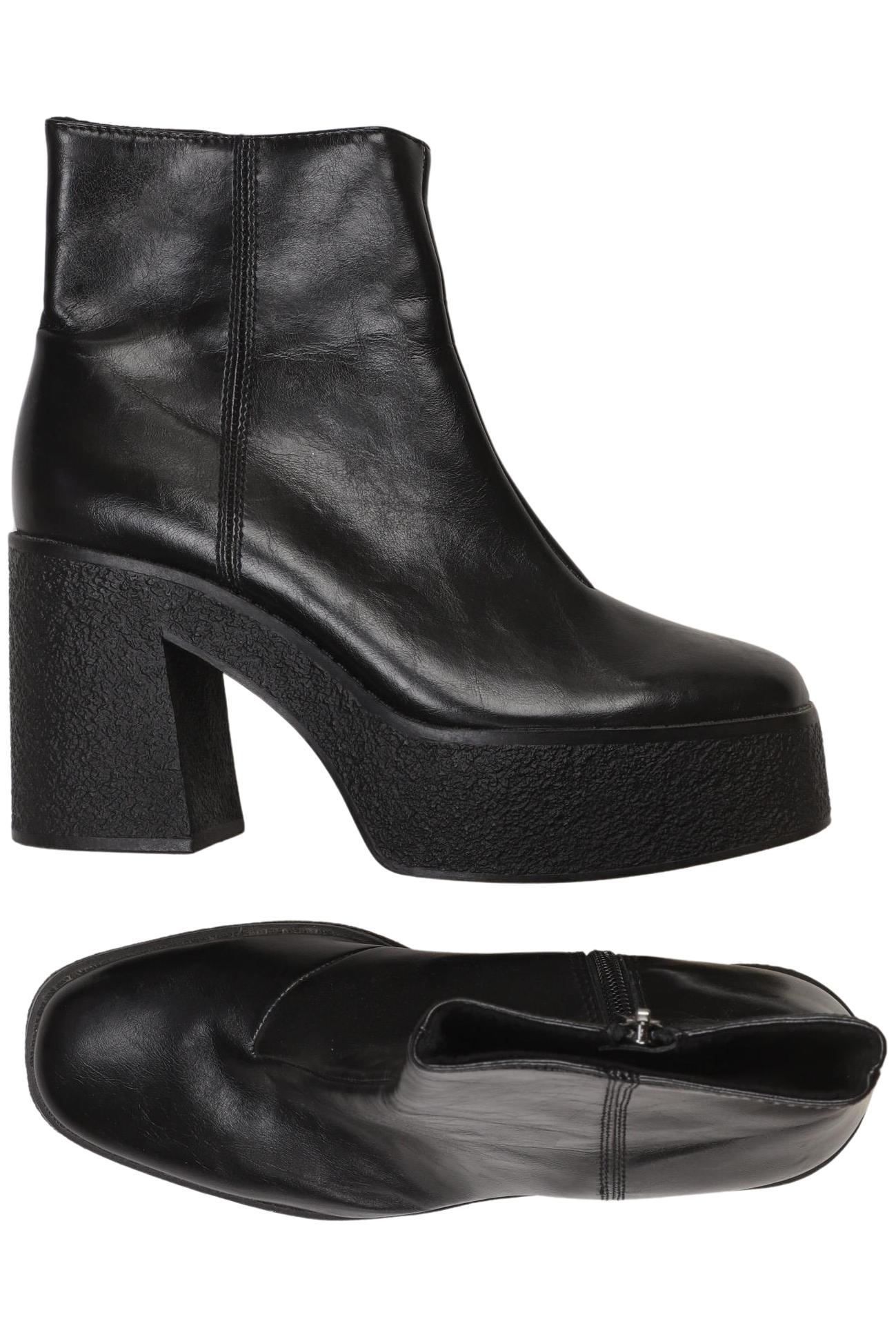 

bershka Damen Stiefelette, schwarz, Gr. 38