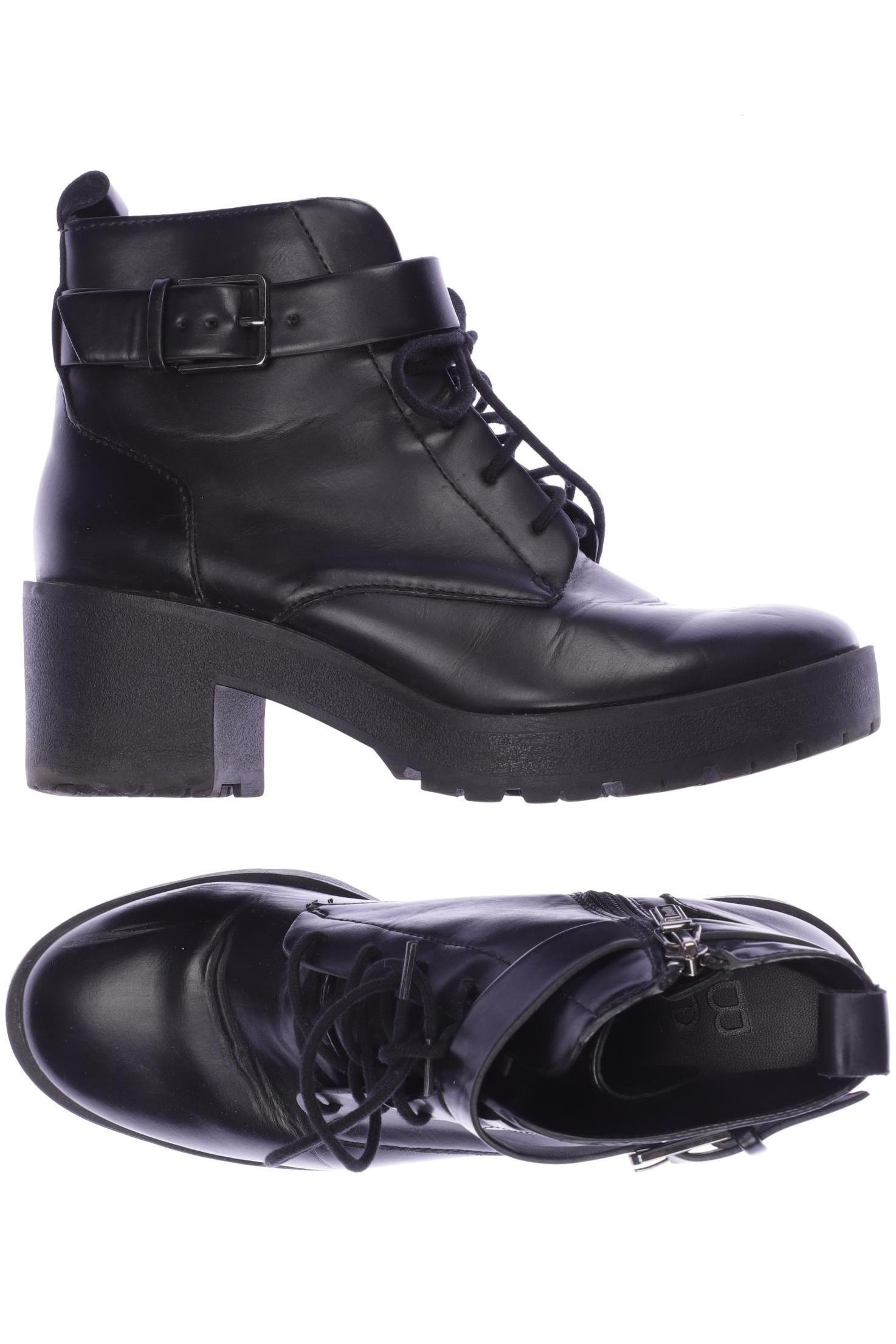 

bershka Damen Stiefelette, schwarz, Gr. 37