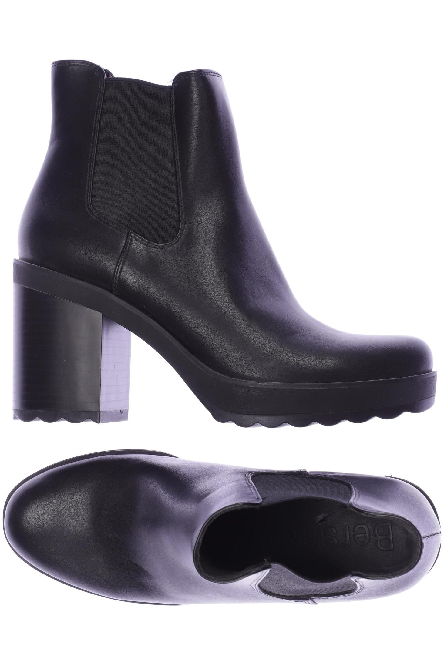 

bershka Damen Stiefelette, schwarz, Gr. 37