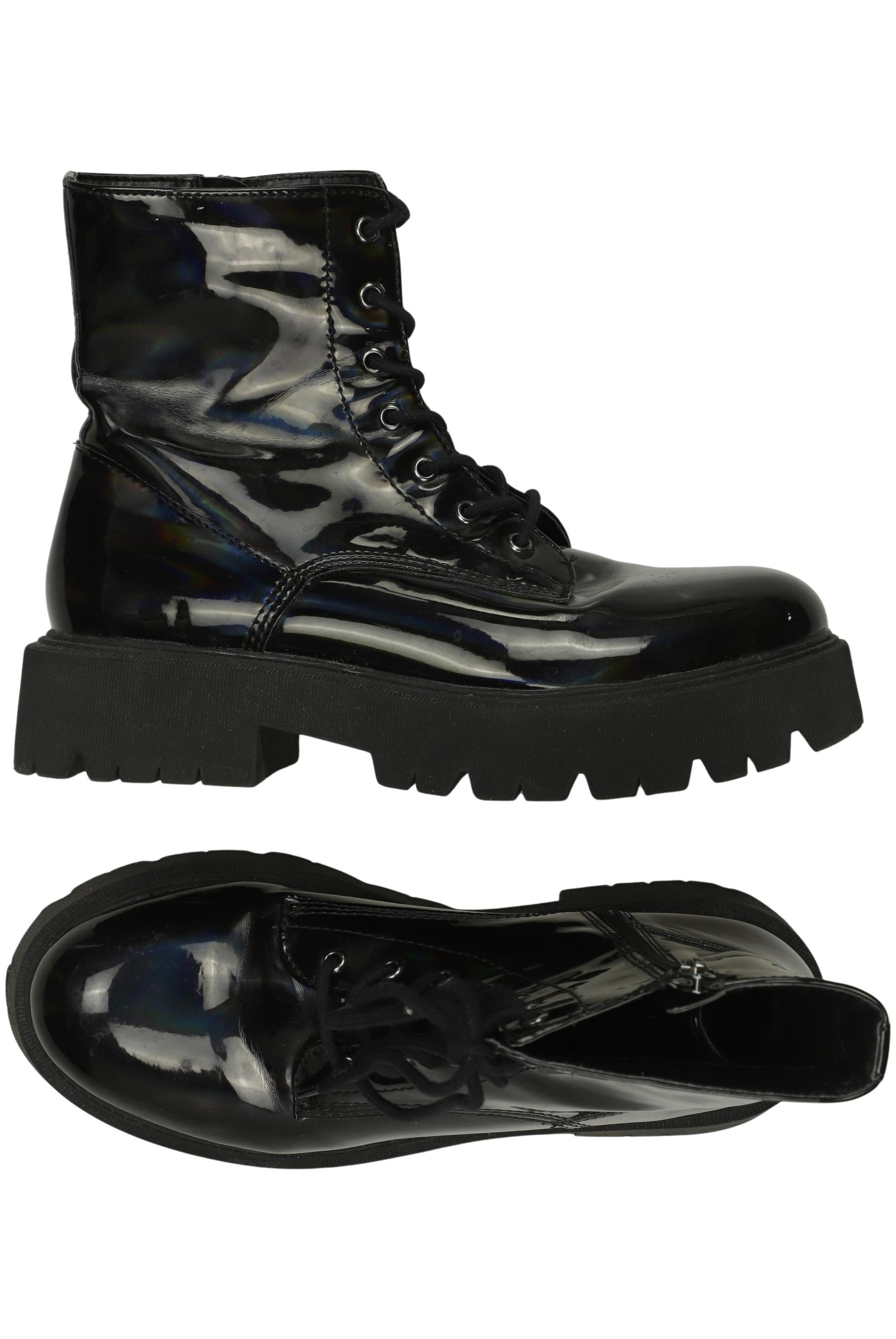 

bershka Damen Stiefelette, schwarz, Gr. 39