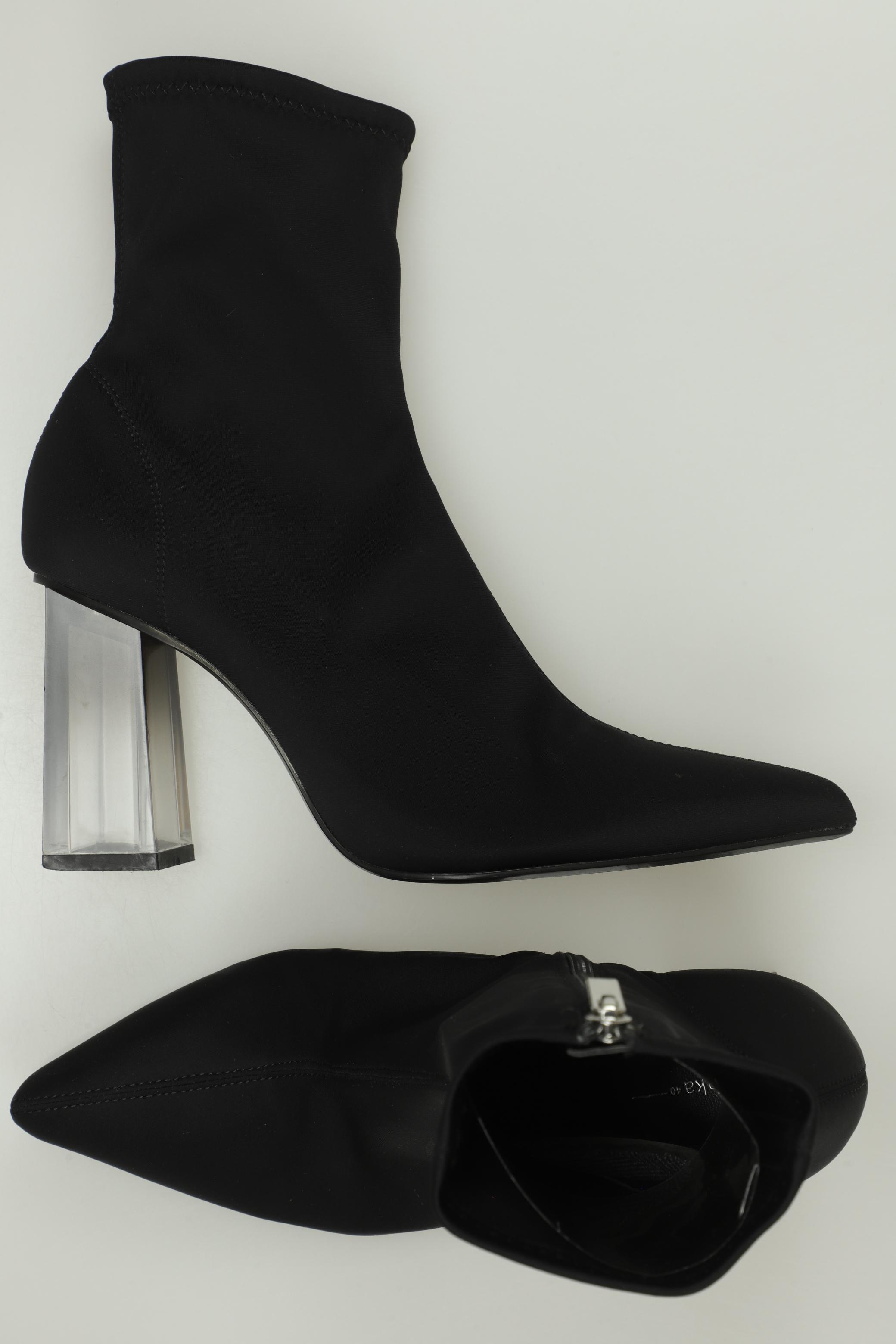 

bershka Damen Stiefelette, schwarz, Gr. 40