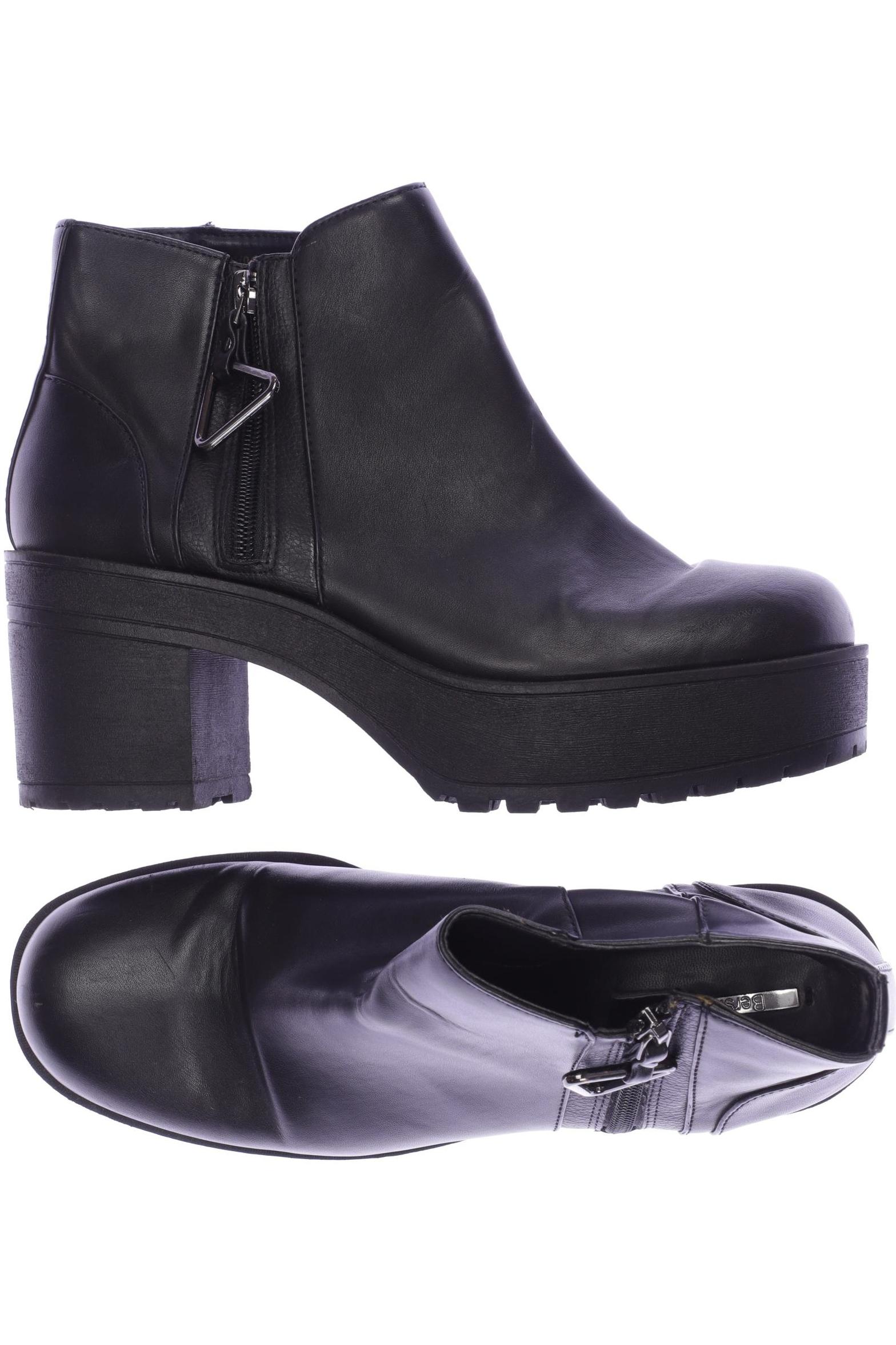 

bershka Damen Stiefelette, schwarz, Gr. 38