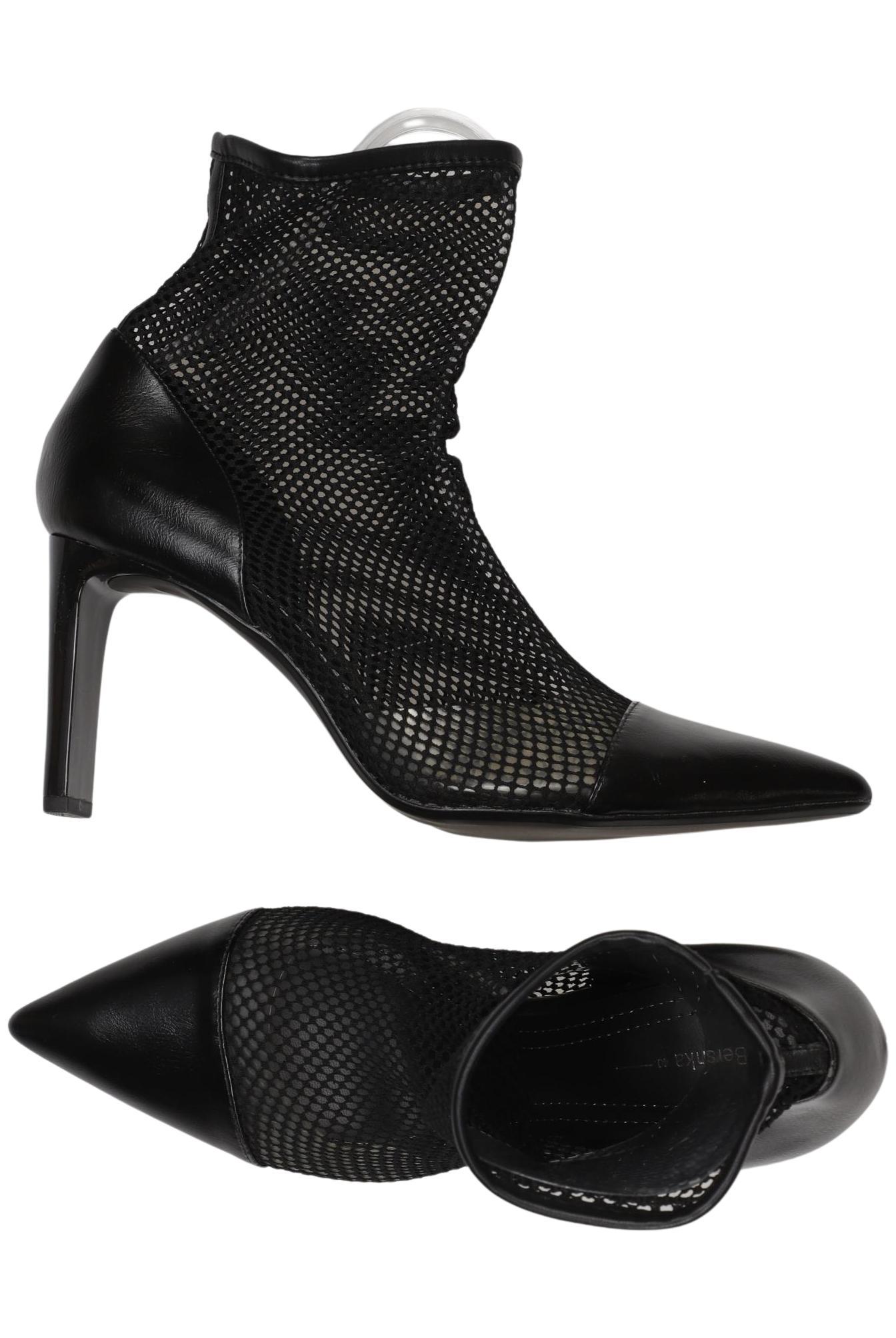 

bershka Damen Stiefelette, schwarz, Gr. 40