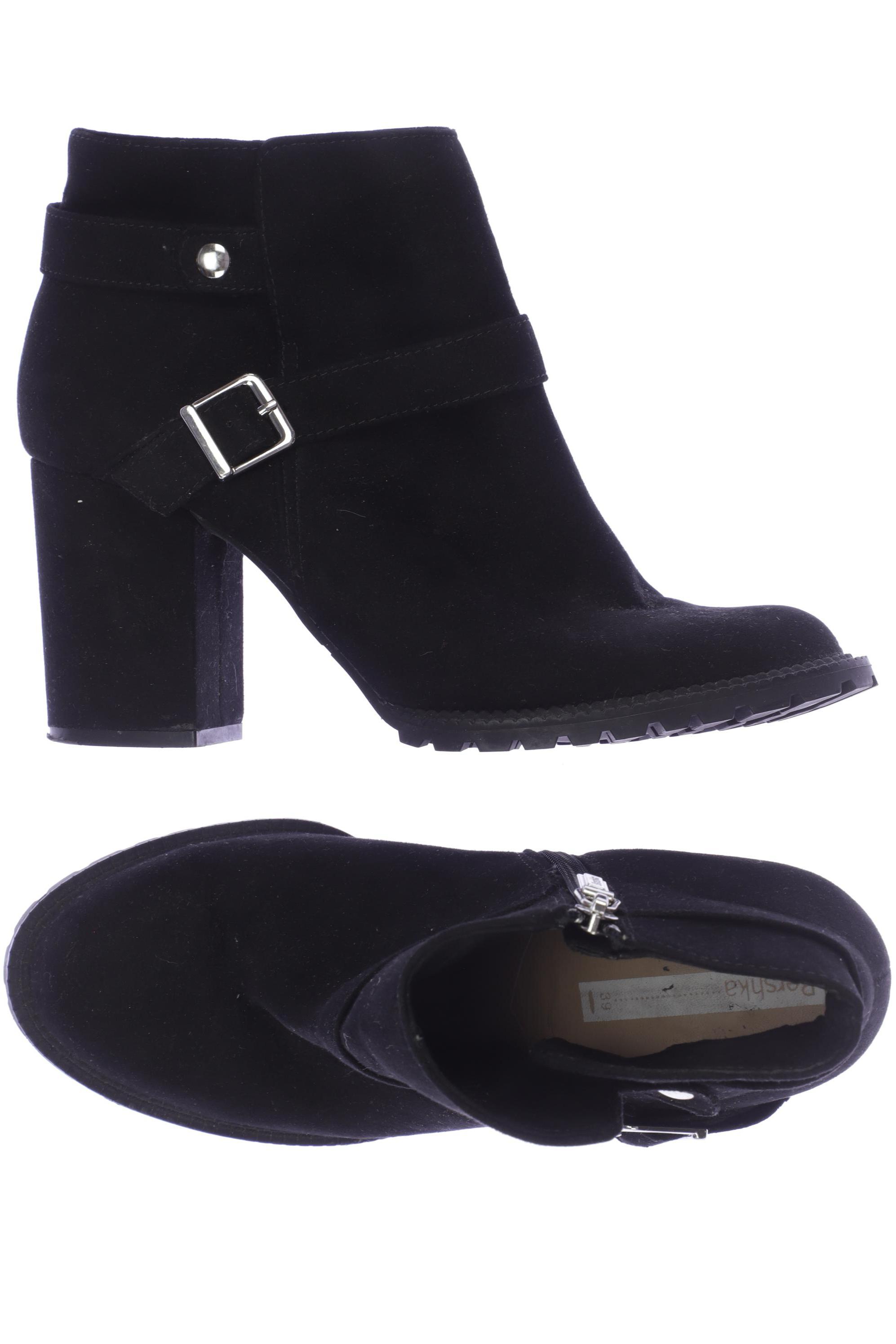 

bershka Damen Stiefelette, schwarz, Gr. 39