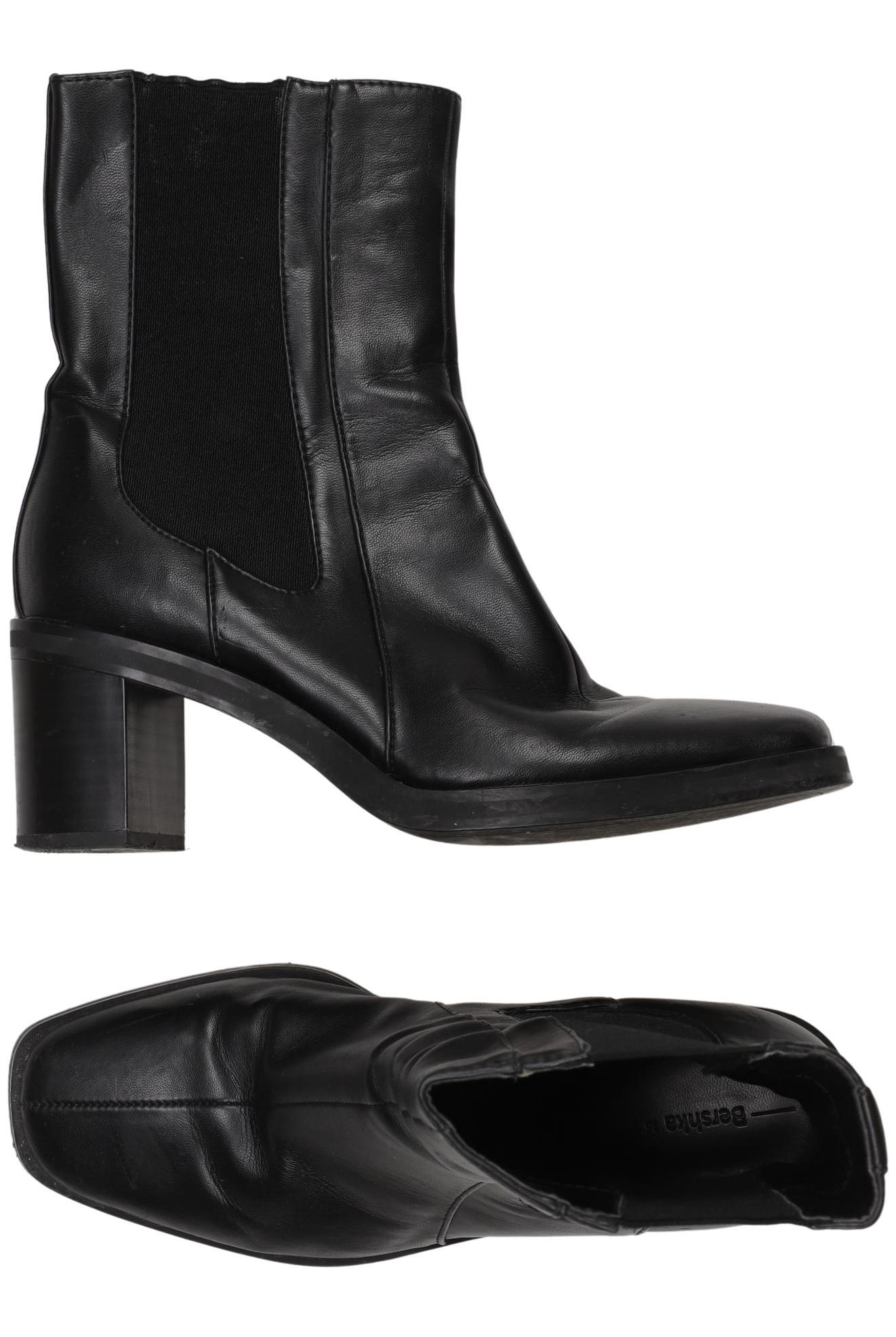 

bershka Damen Stiefelette, schwarz, Gr. 36
