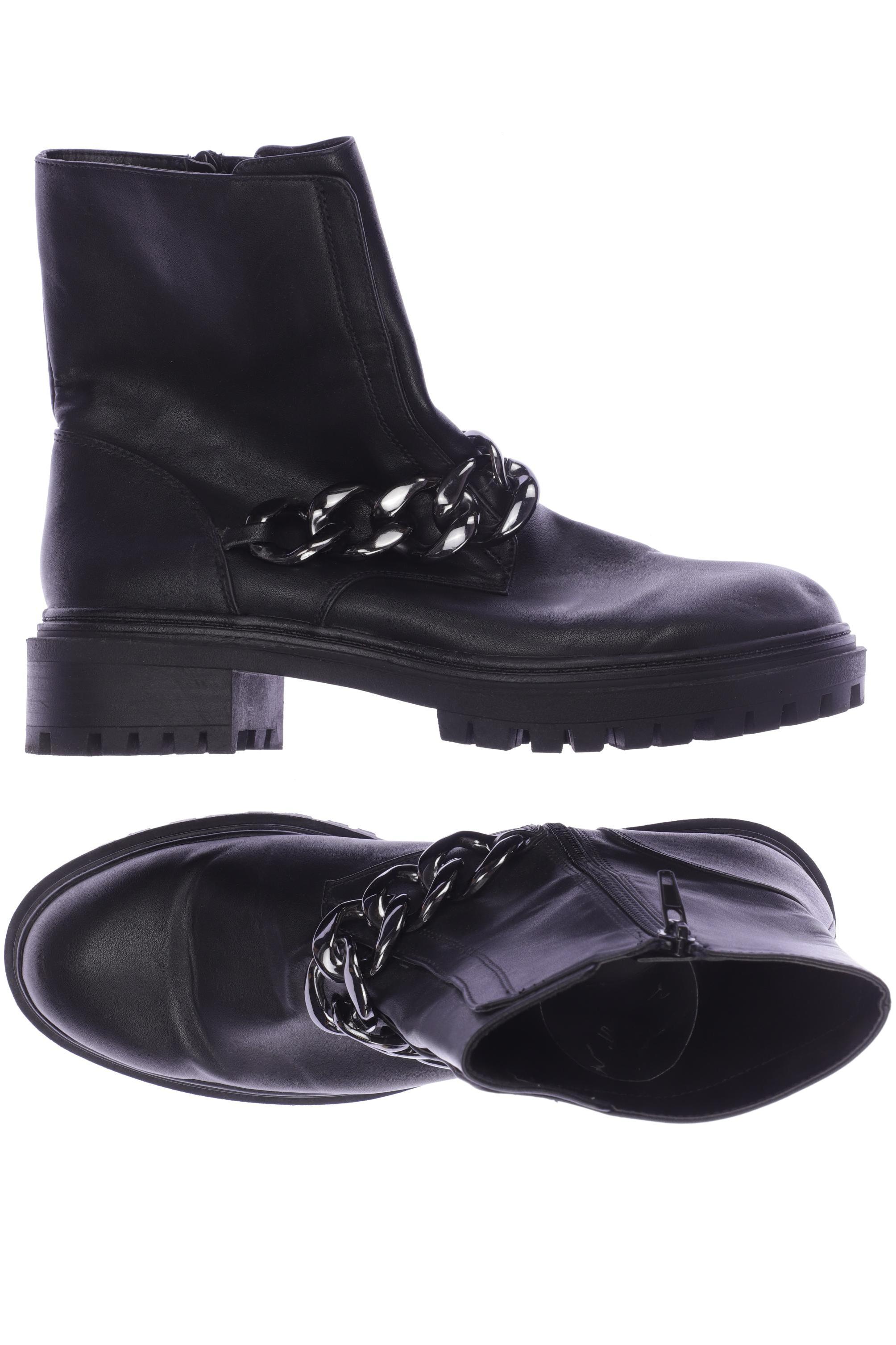 

bershka Damen Stiefelette, schwarz, Gr. 41