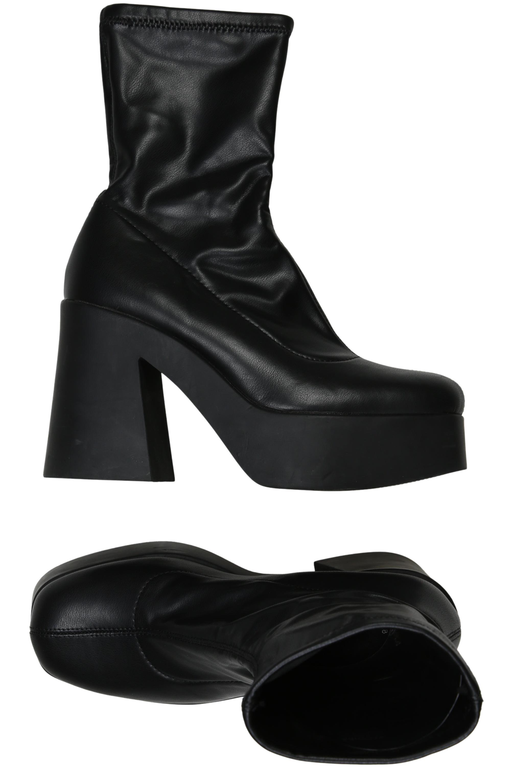 

bershka Damen Stiefelette, schwarz, Gr. 38