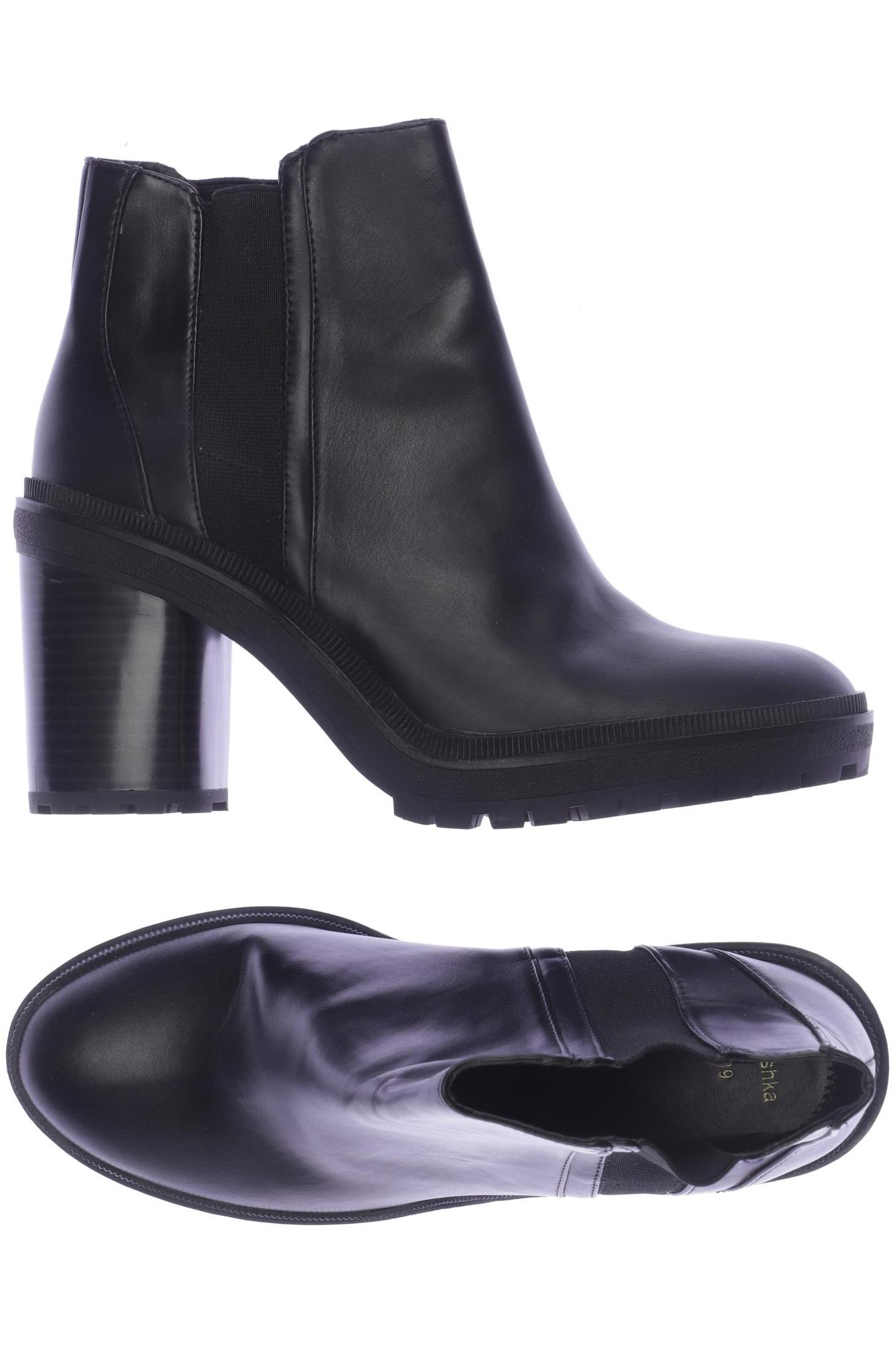 

bershka Damen Stiefelette, schwarz, Gr. 39