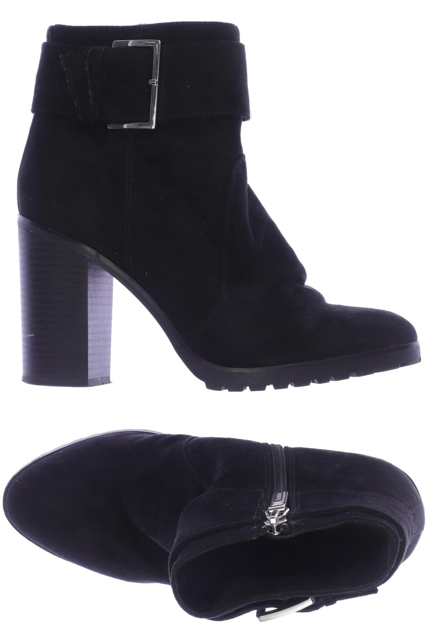 

bershka Damen Stiefelette, schwarz