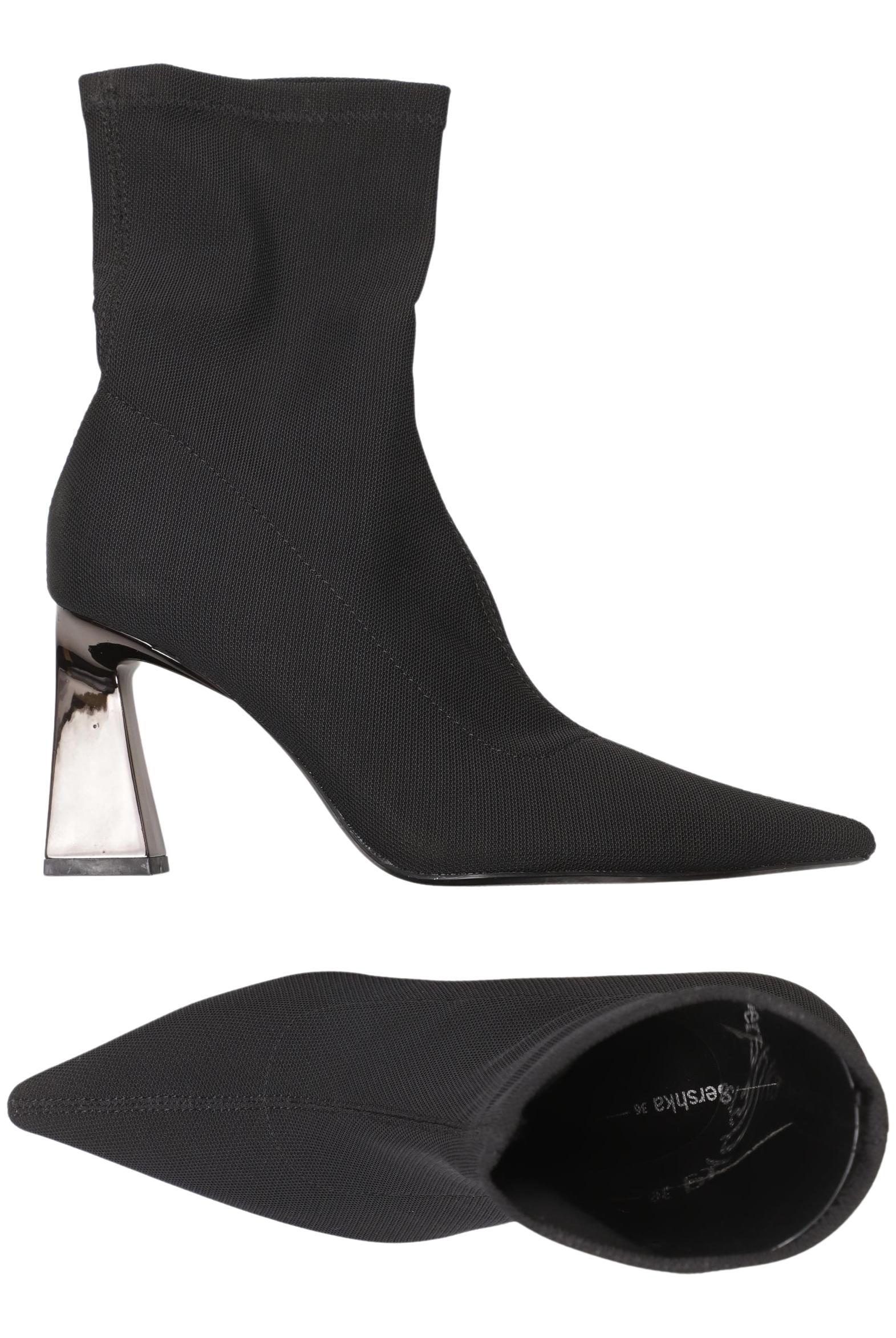 

bershka Damen Stiefelette, schwarz, Gr. 36