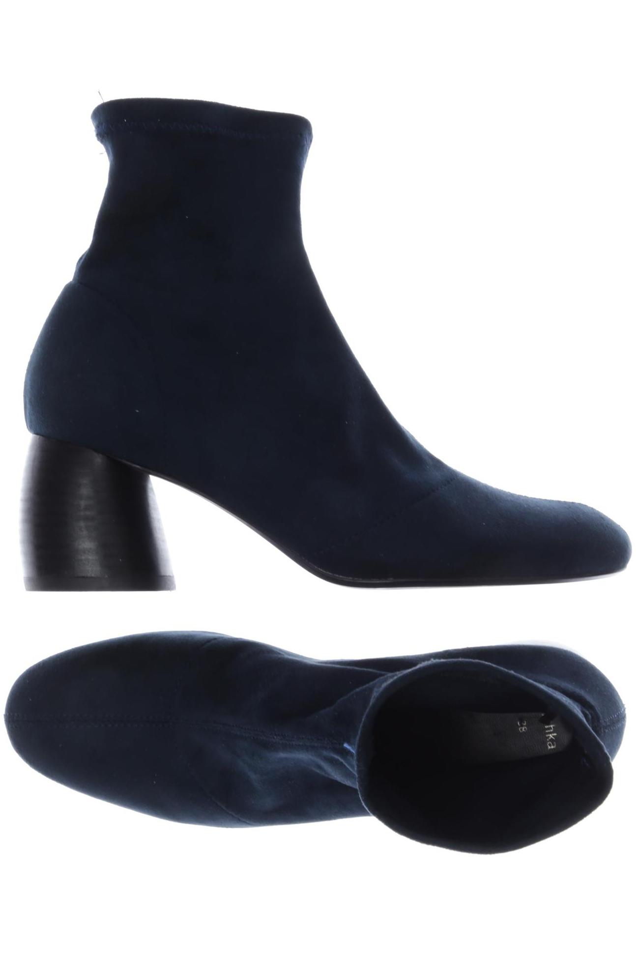 

bershka Damen Stiefelette, grün, Gr. 38