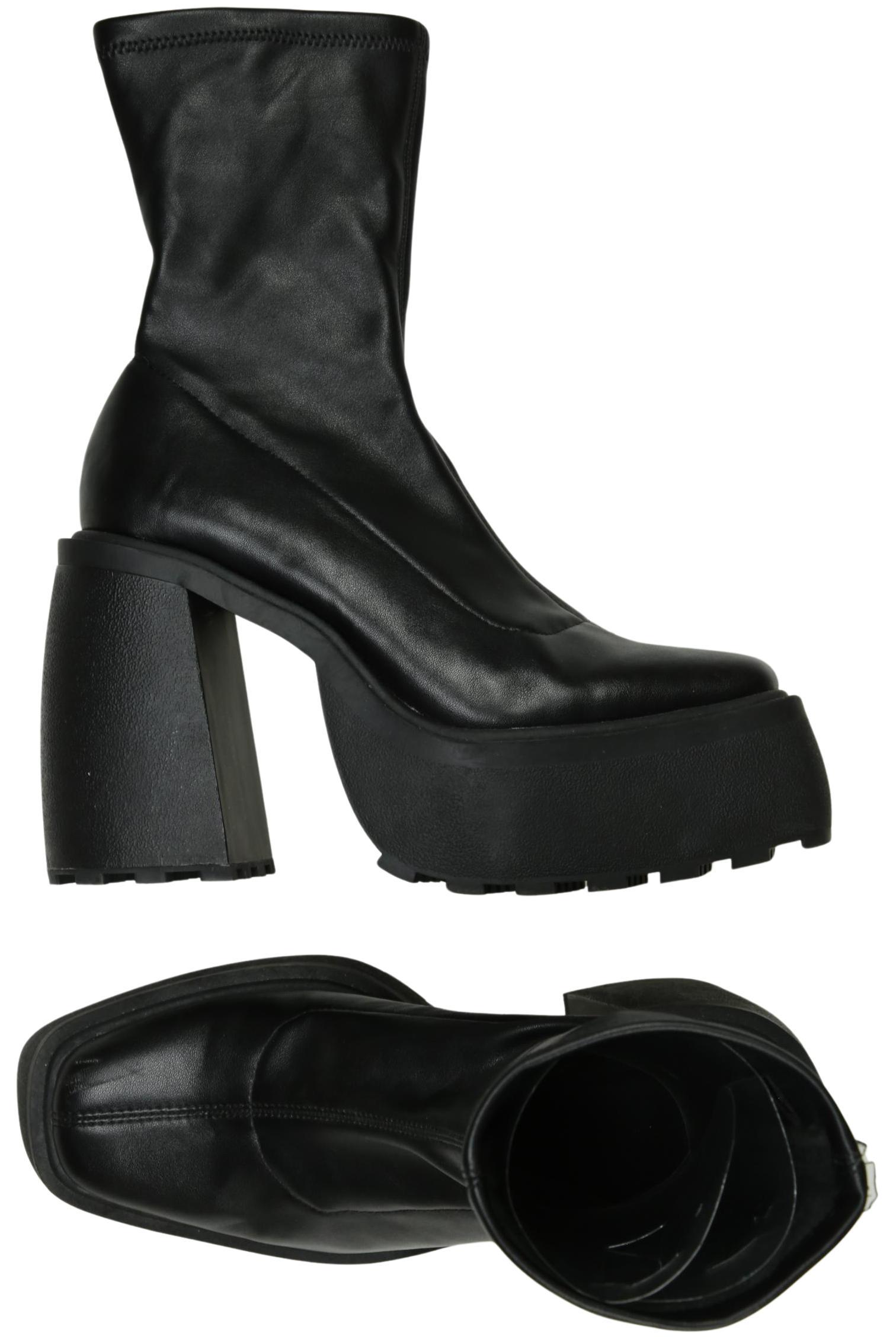 

bershka Damen Stiefelette, schwarz, Gr. 38