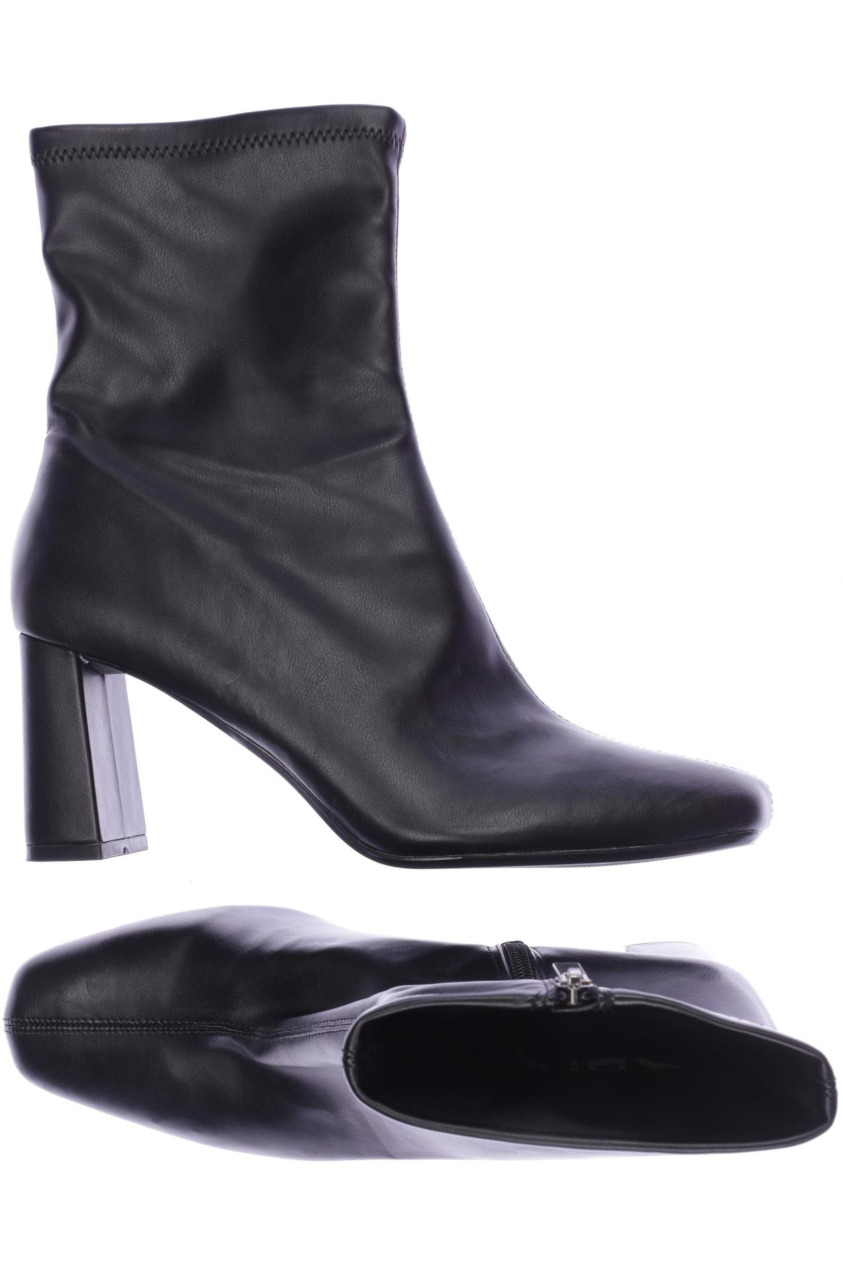 

bershka Damen Stiefelette, schwarz