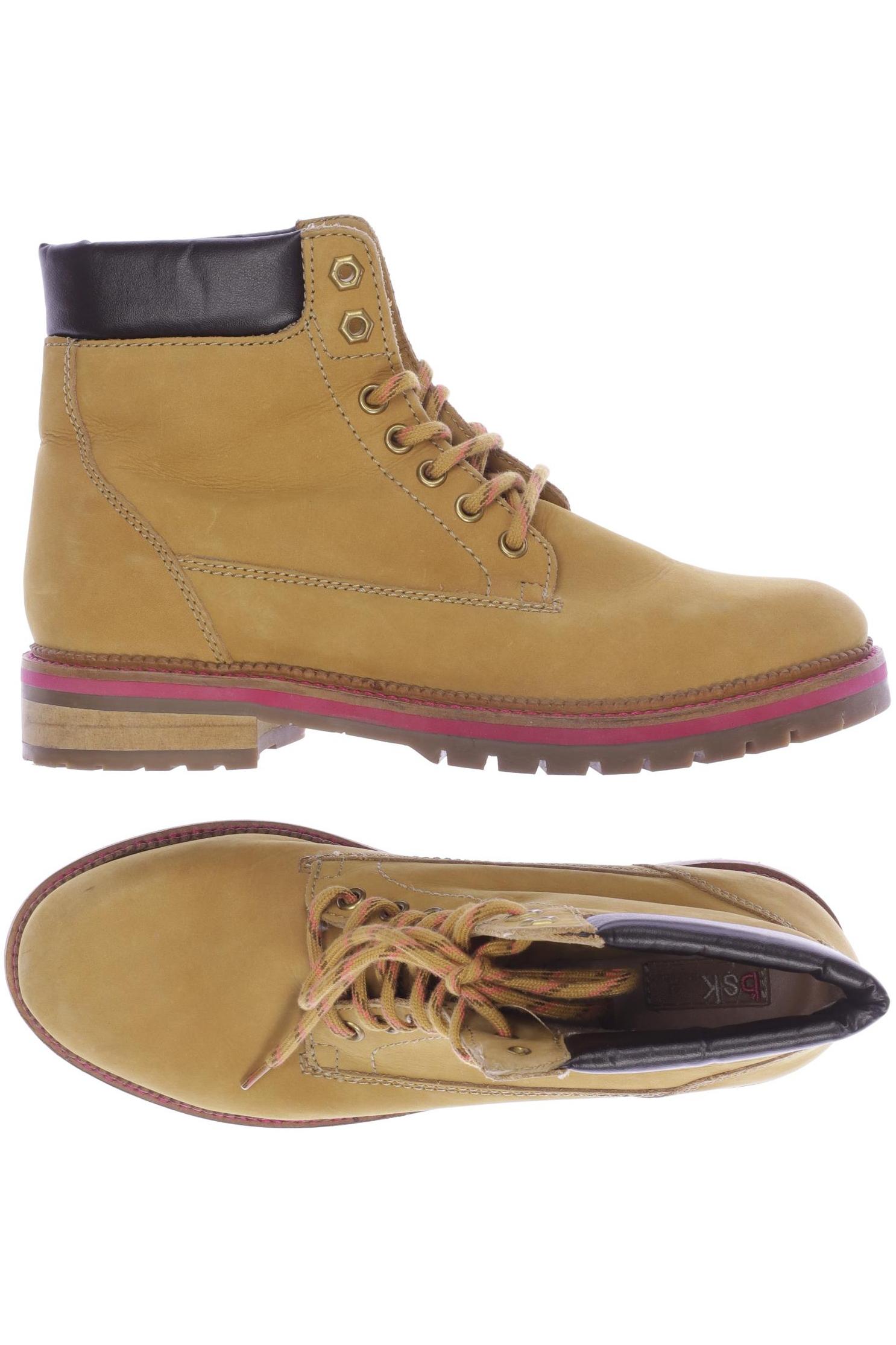 

bershka Damen Stiefelette, gelb