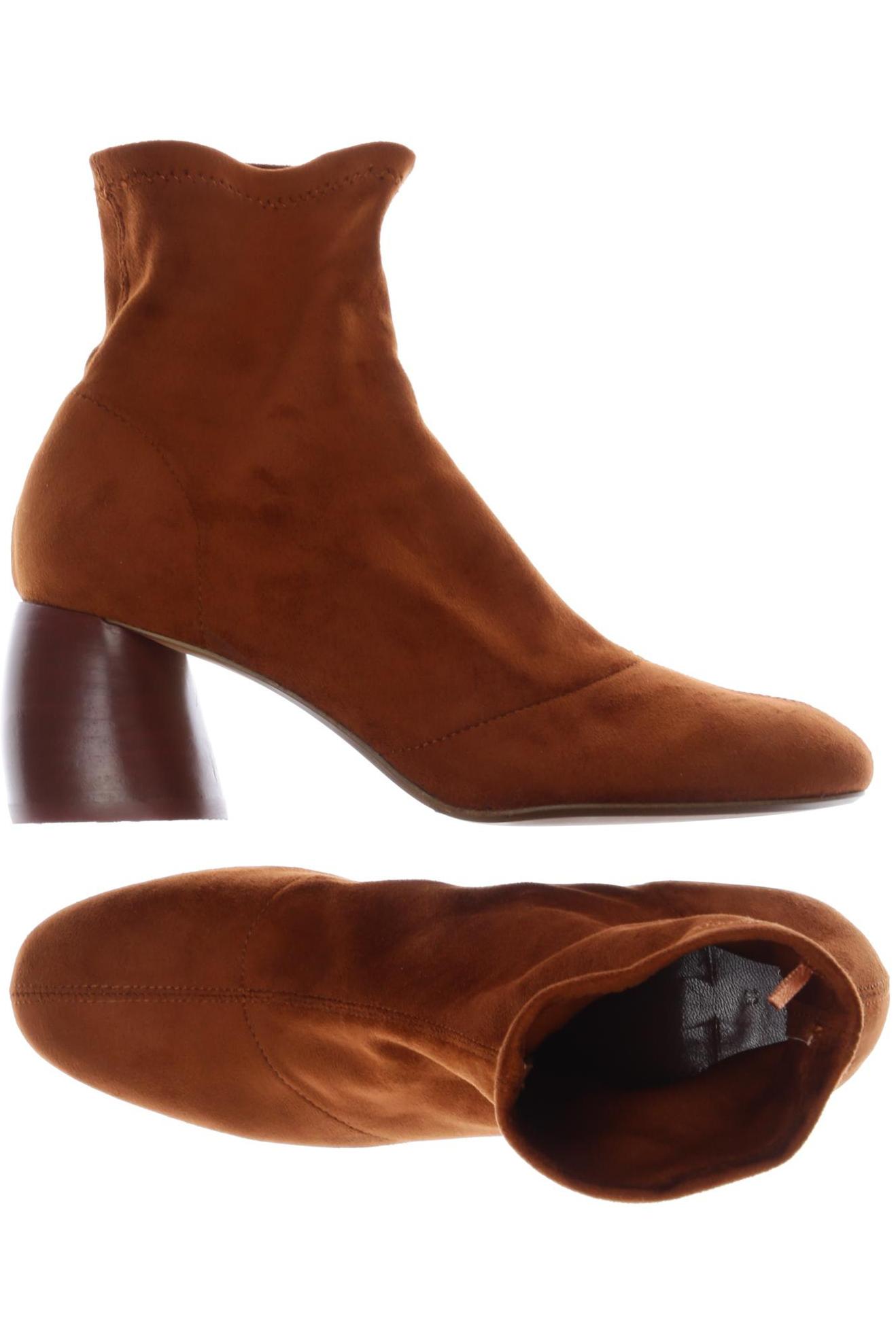 

bershka Damen Stiefelette, orange, Gr. 38