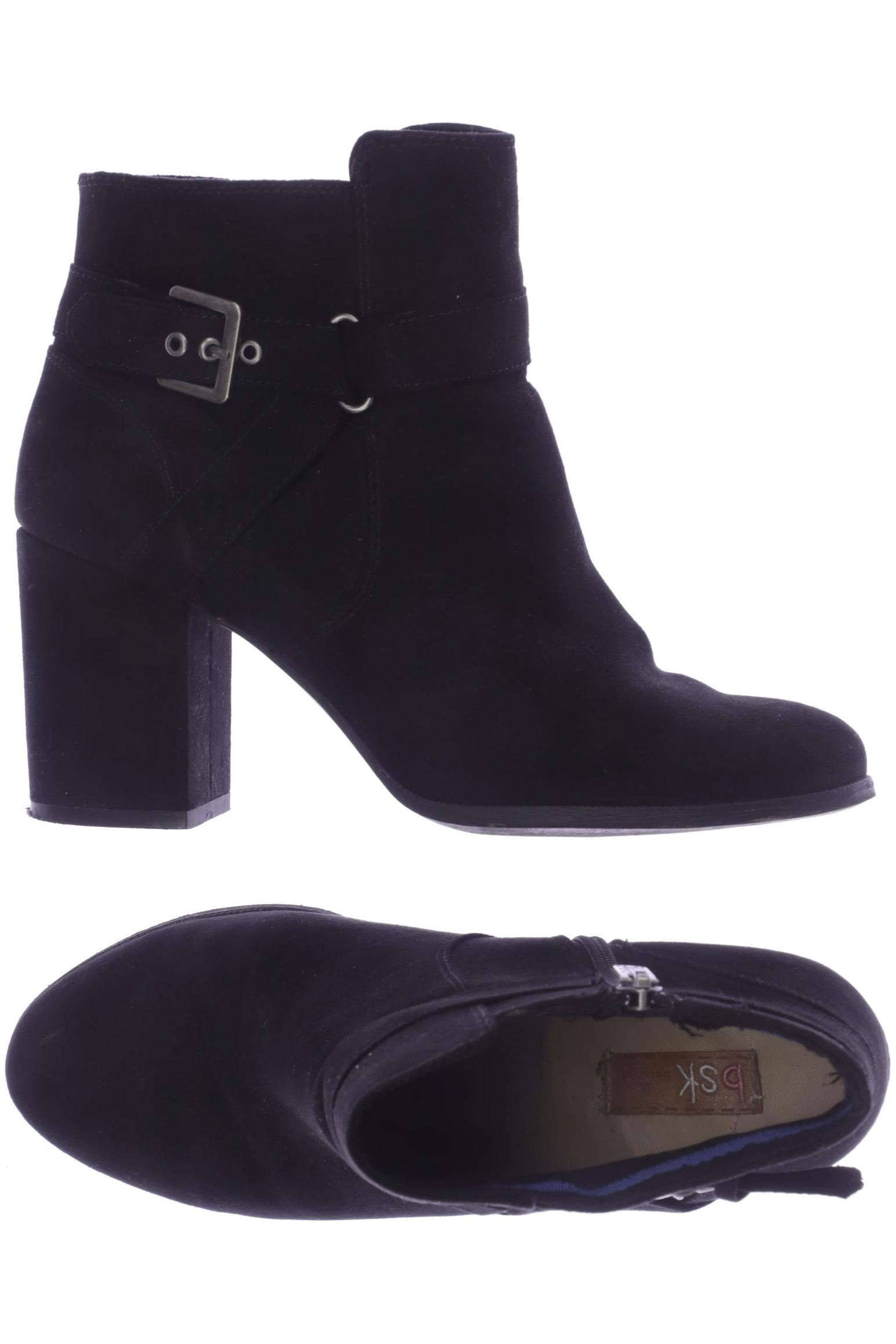 

bershka Damen Stiefelette, schwarz