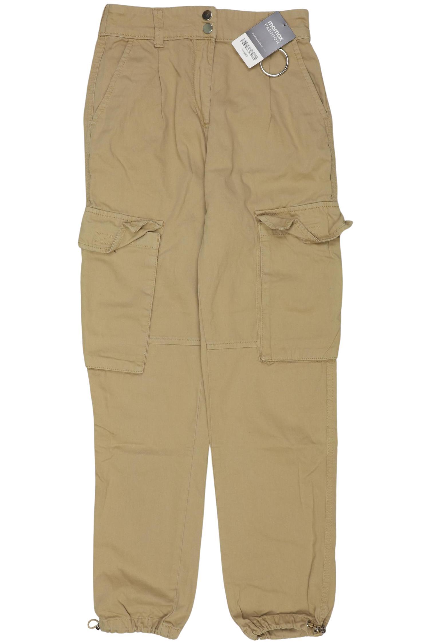 

bershka Damen Stoffhose, beige, Gr. 34