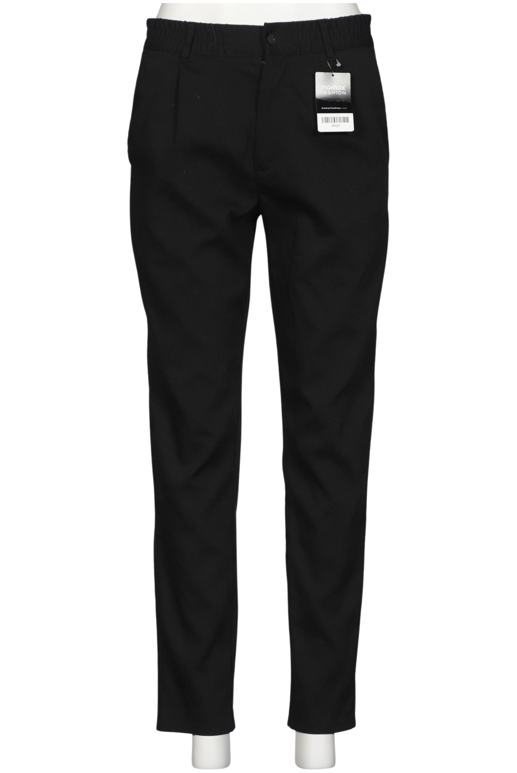 

bershka Damen Stoffhose, schwarz, Gr. 31