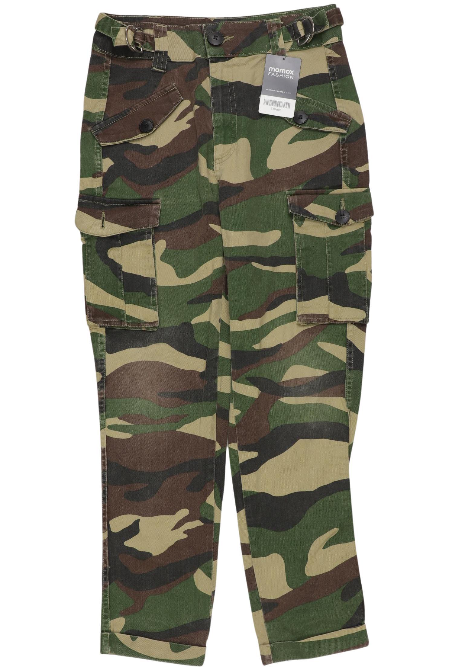 

bershka Damen Stoffhose, mehrfarbig, Gr. 36