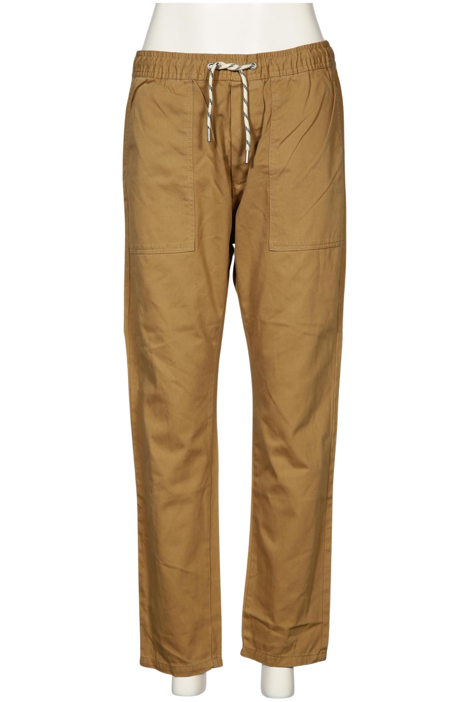 

bershka Damen Stoffhose, braun, Gr. 0