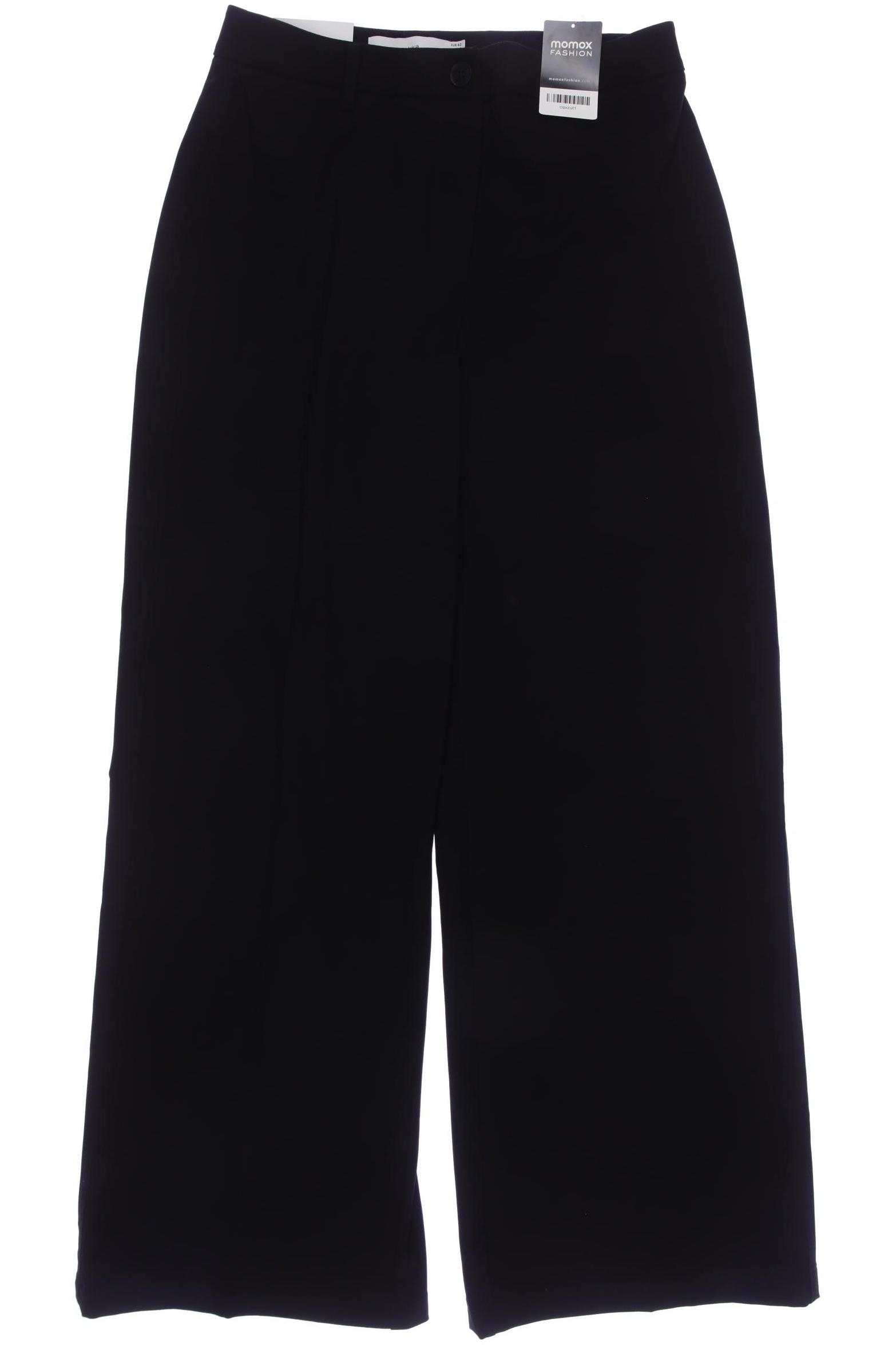 

bershka Damen Stoffhose, schwarz, Gr. 42