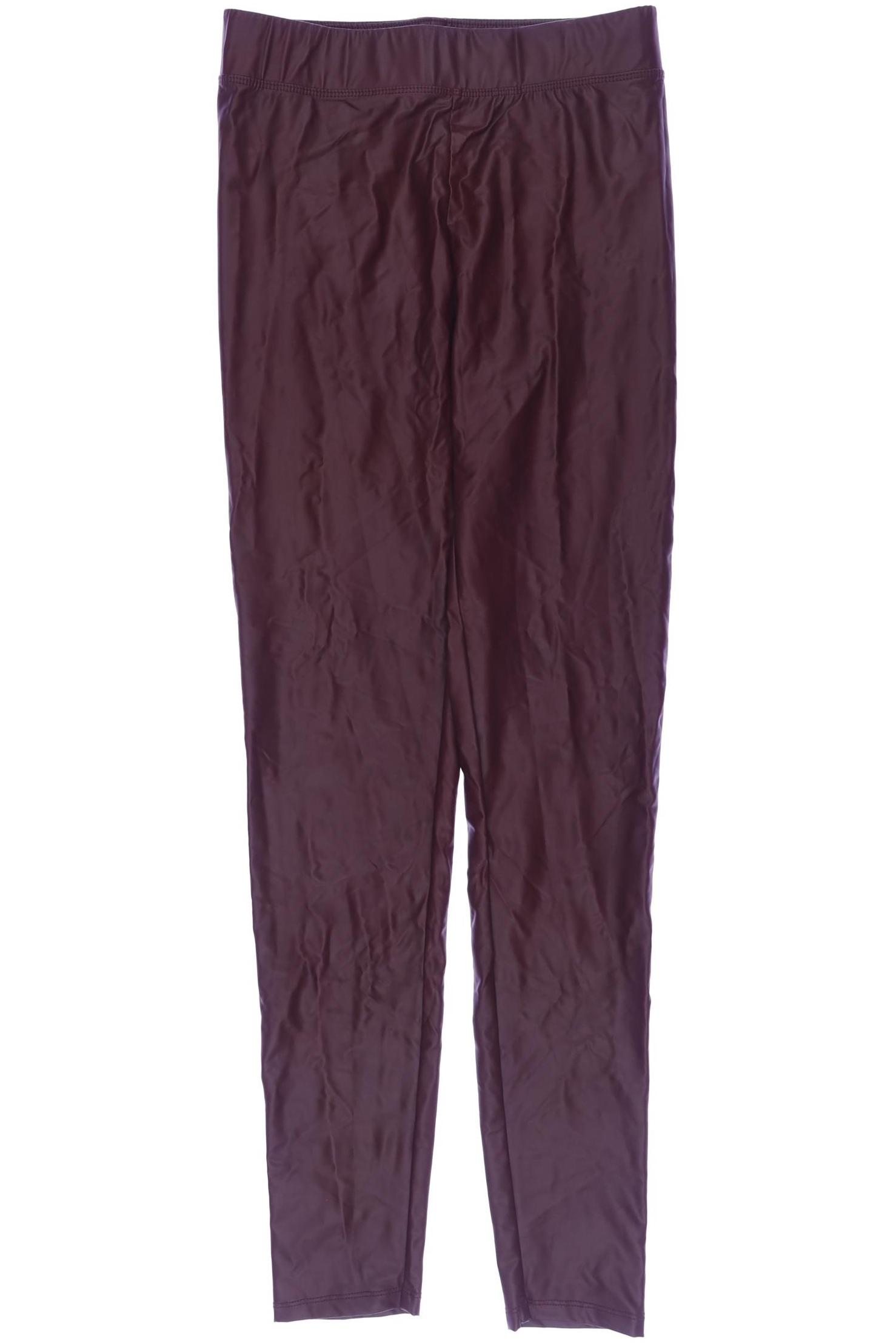 

bershka Damen Stoffhose, bordeaux, Gr. 0