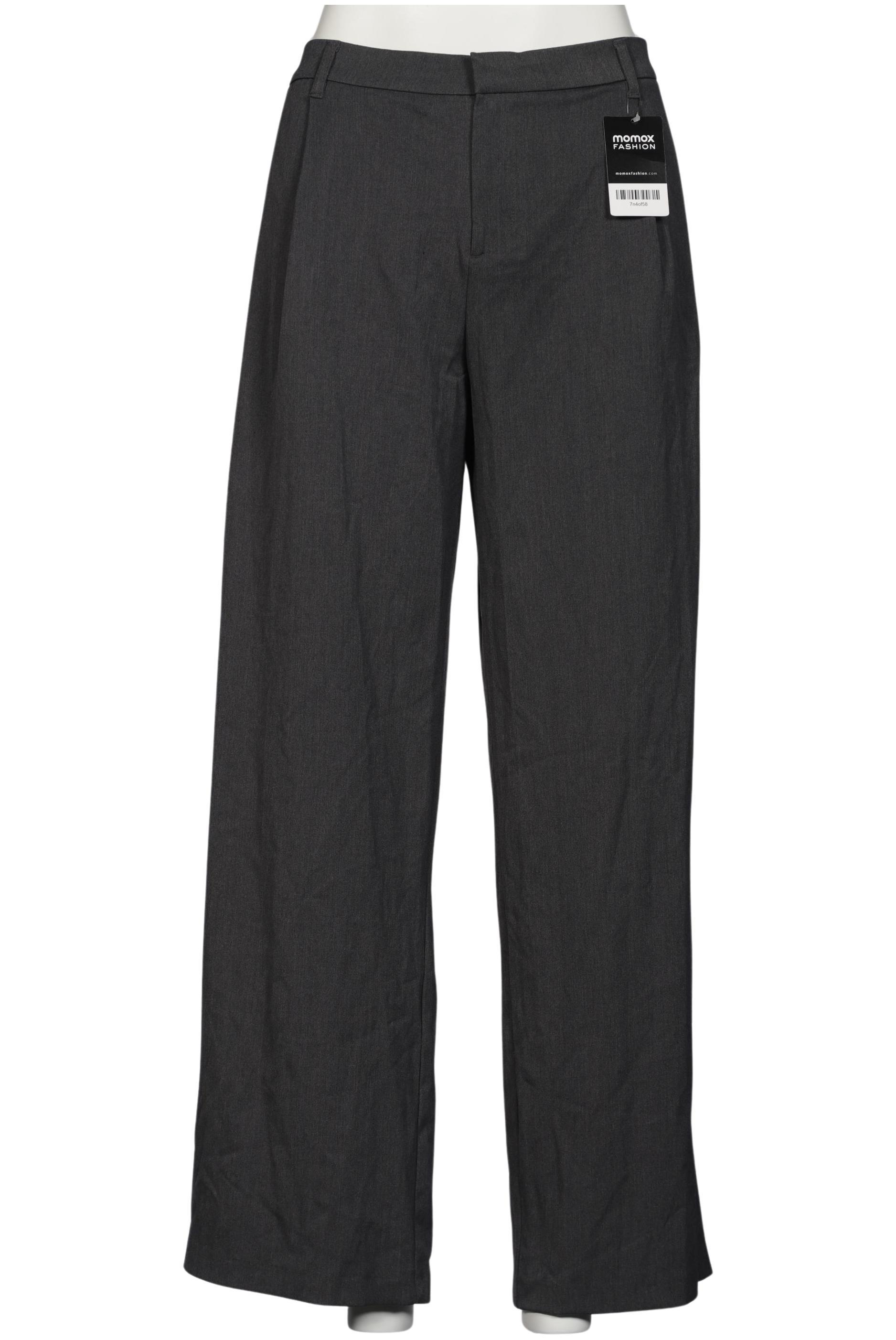 

bershka Damen Stoffhose, grau, Gr. 42