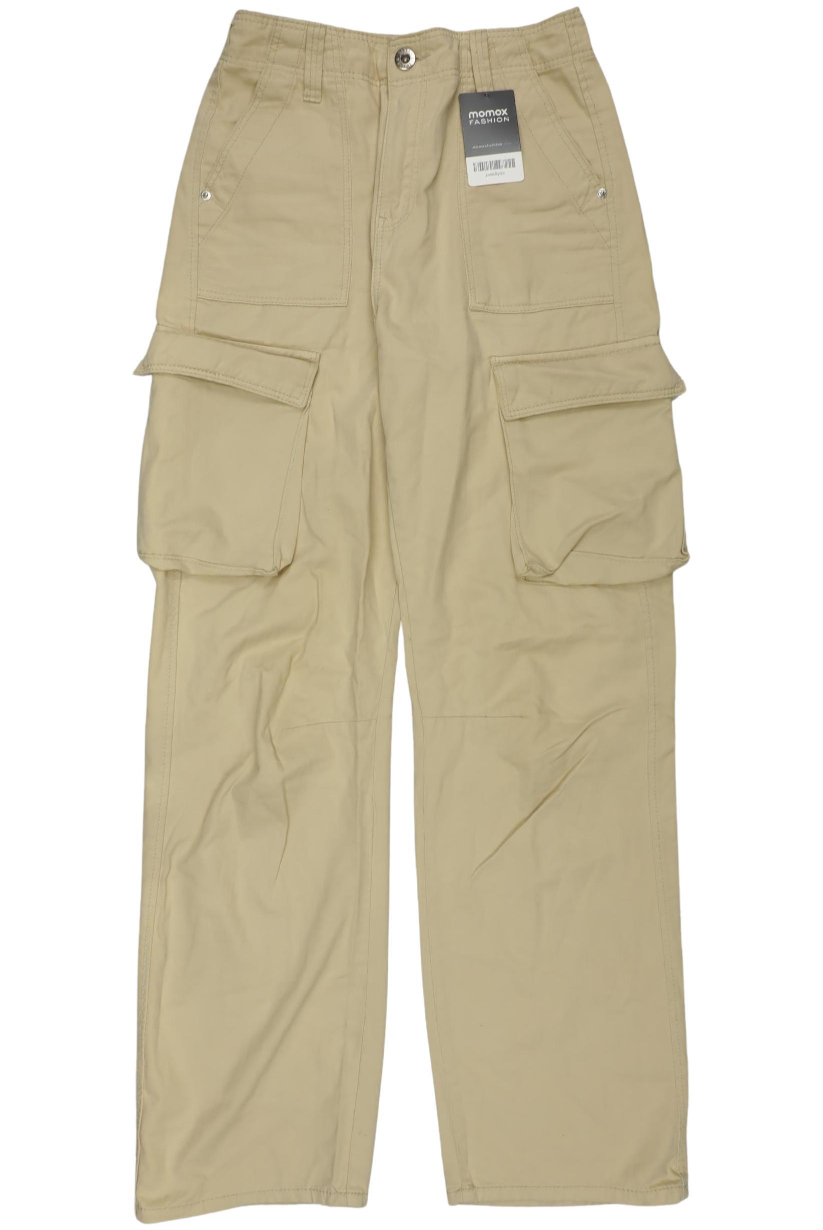 

bershka Damen Stoffhose, beige, Gr. 34