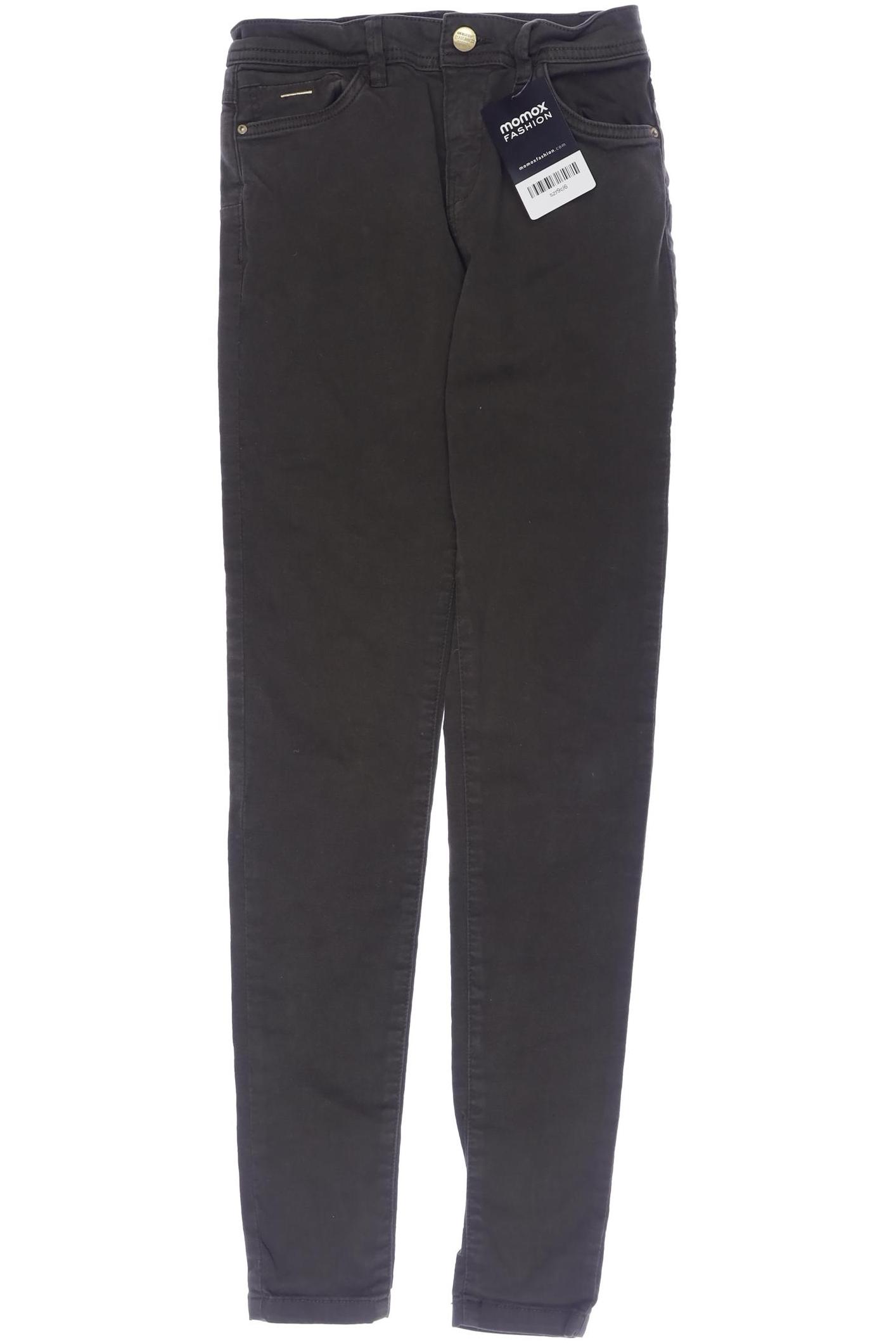 

bershka Damen Stoffhose, grün, Gr. 34
