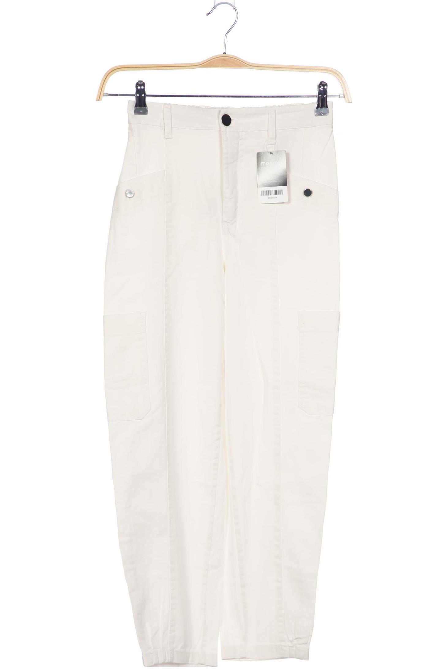 

bershka Damen Stoffhose, weiß, Gr. 38