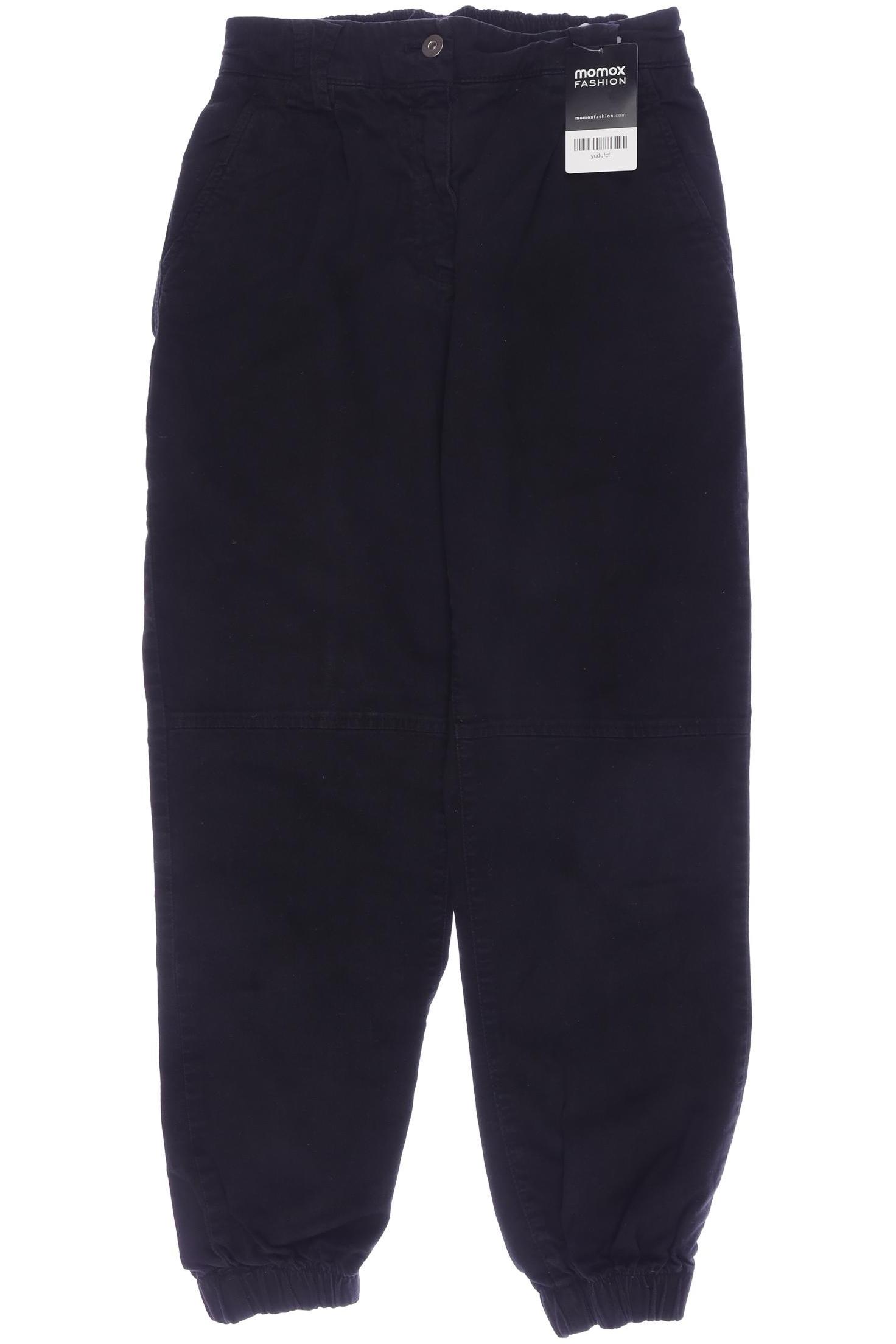 

bershka Damen Stoffhose, schwarz, Gr. 38